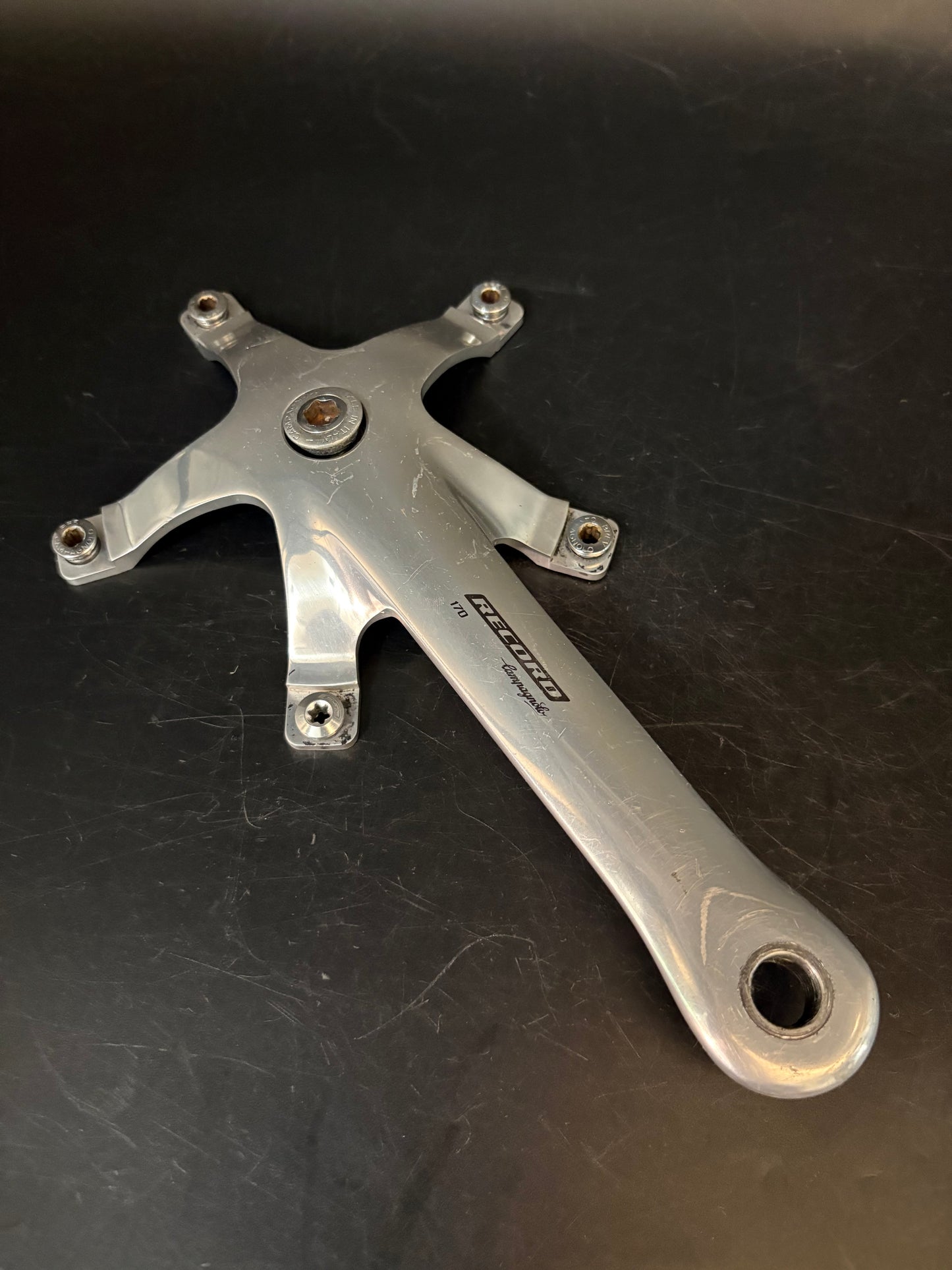 Campagnolo Record Pista Cranks Silver 170mm
