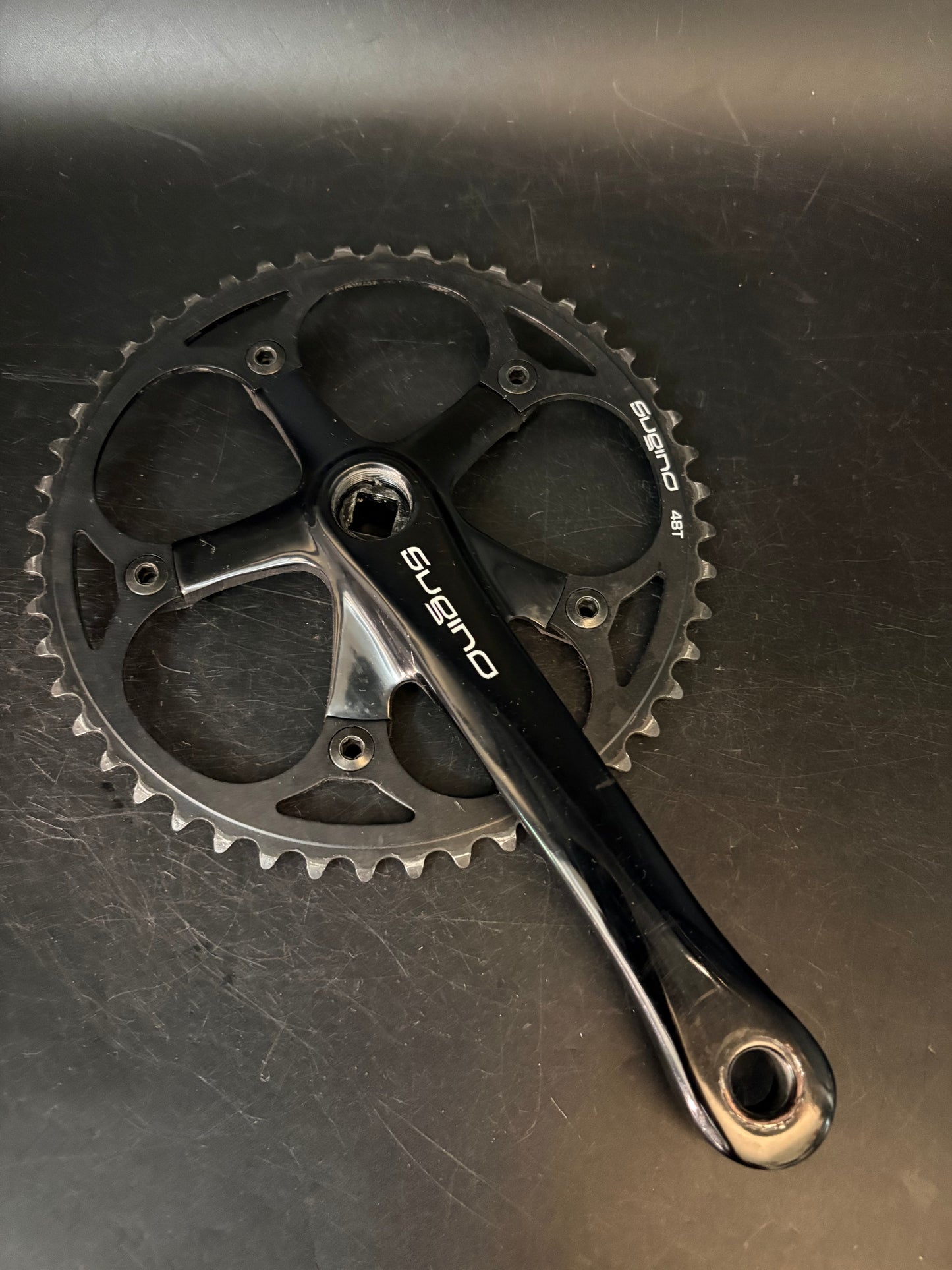 Sugino Messenger Crankset Black 170mm 48t 130bcd