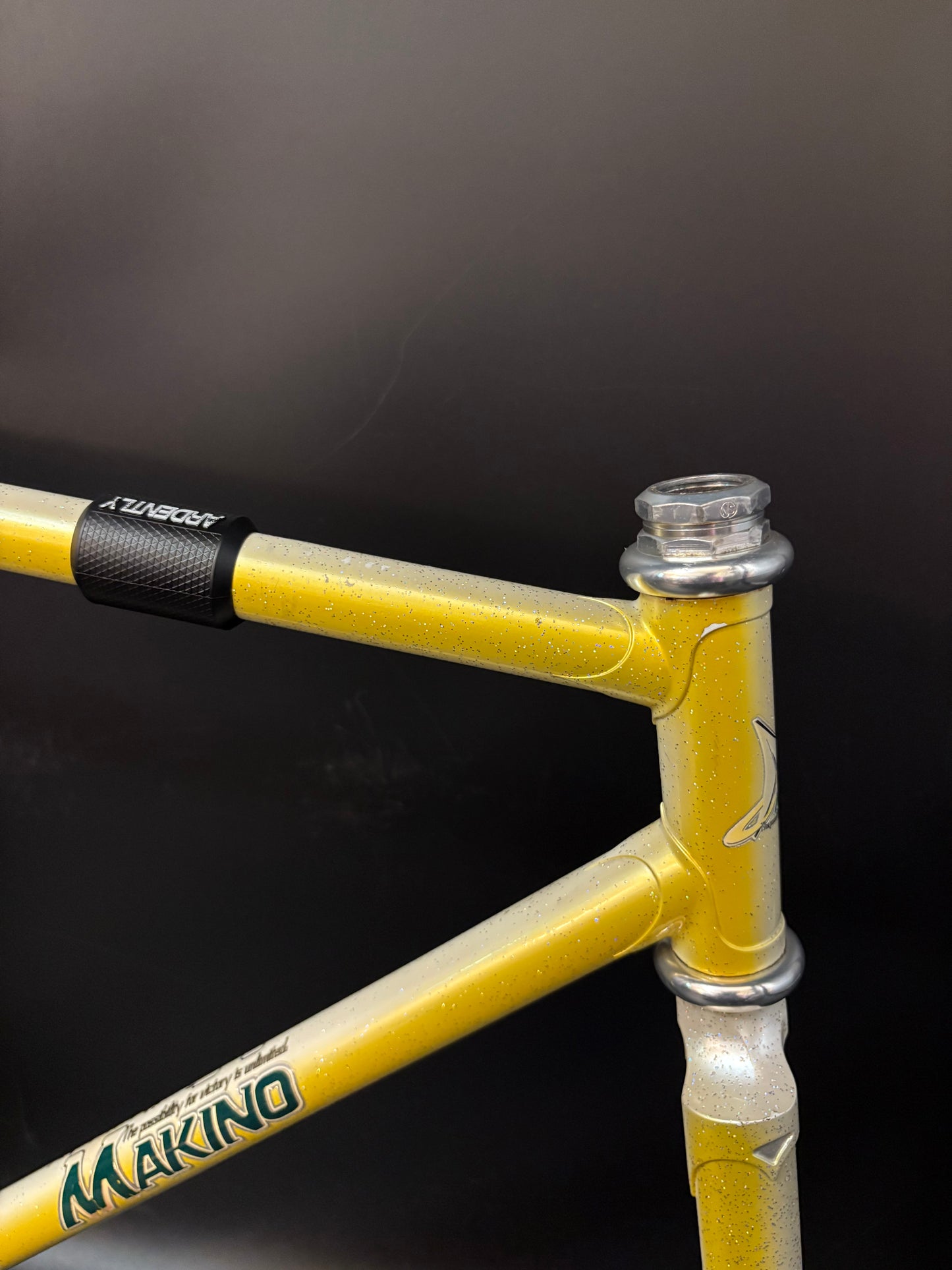Makino NJS Frameset Yellow Fade 52cm ST 52.5cm TT