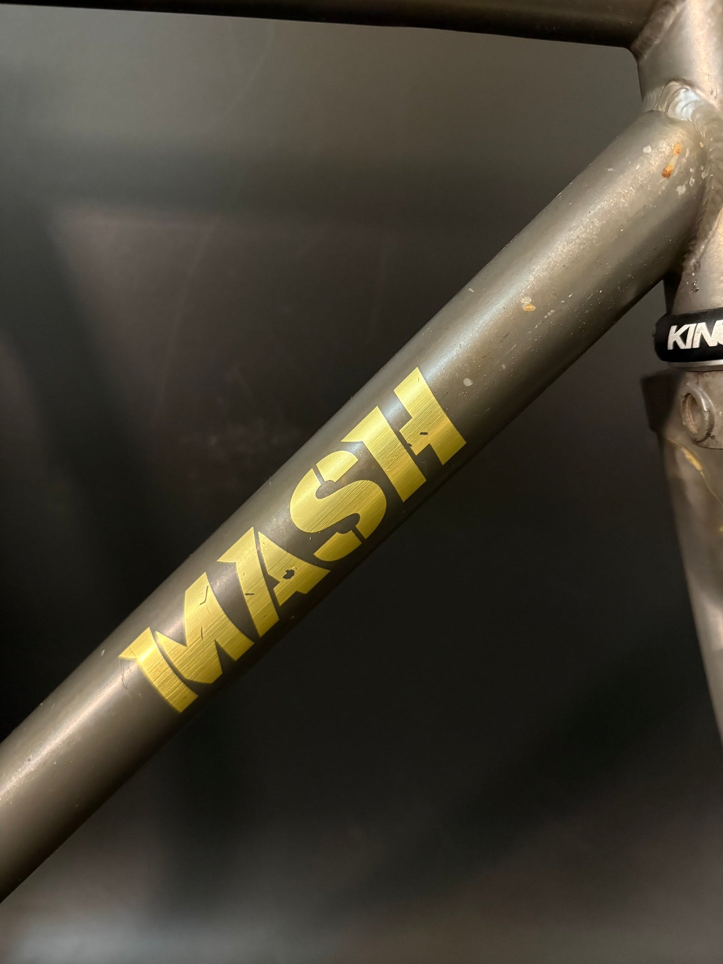 Mash Steel Frameset Raw 50cm XS w/ Rack