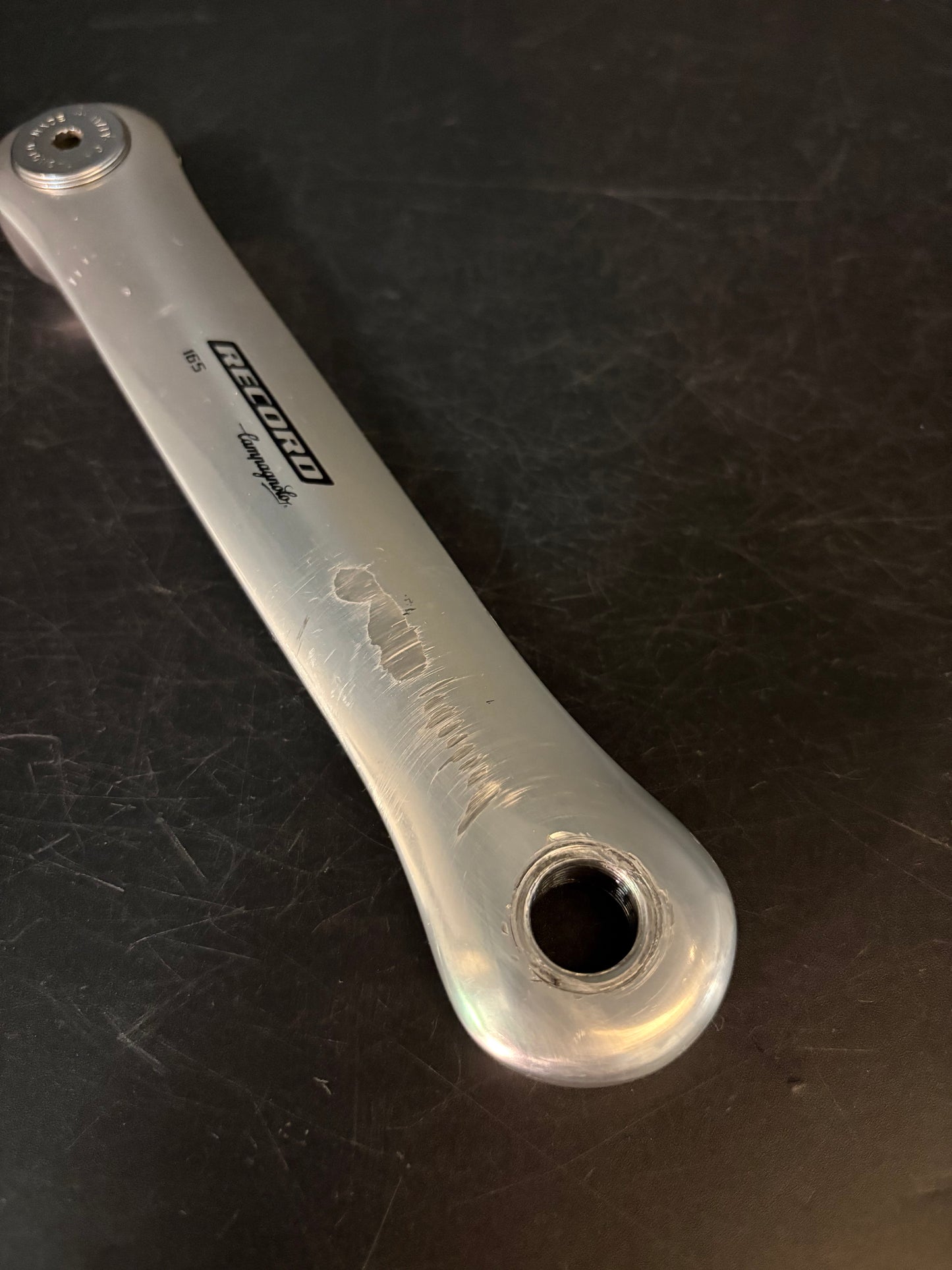 Campagnolo Record Pista Cranks Silver 165mm