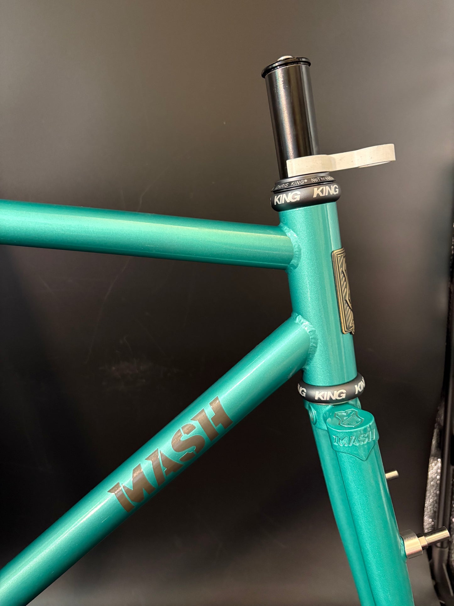 Mash Steel Frameset Teal/Raw 55cm Medium