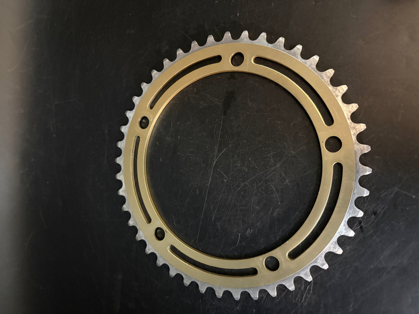 Campagnolo Strada Crankset Gold 170mm 144bcd 44t