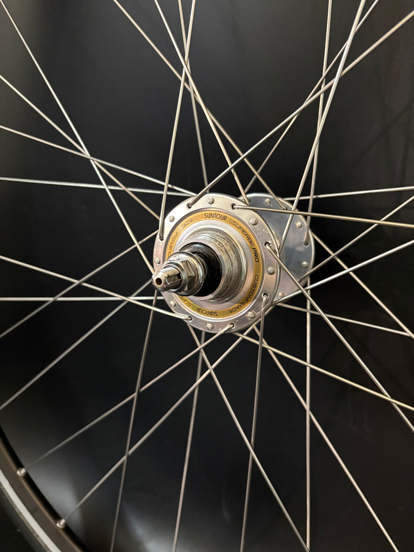 Mavic CXP 22 Machined Black / Suntour Superbe Wheelset 32h