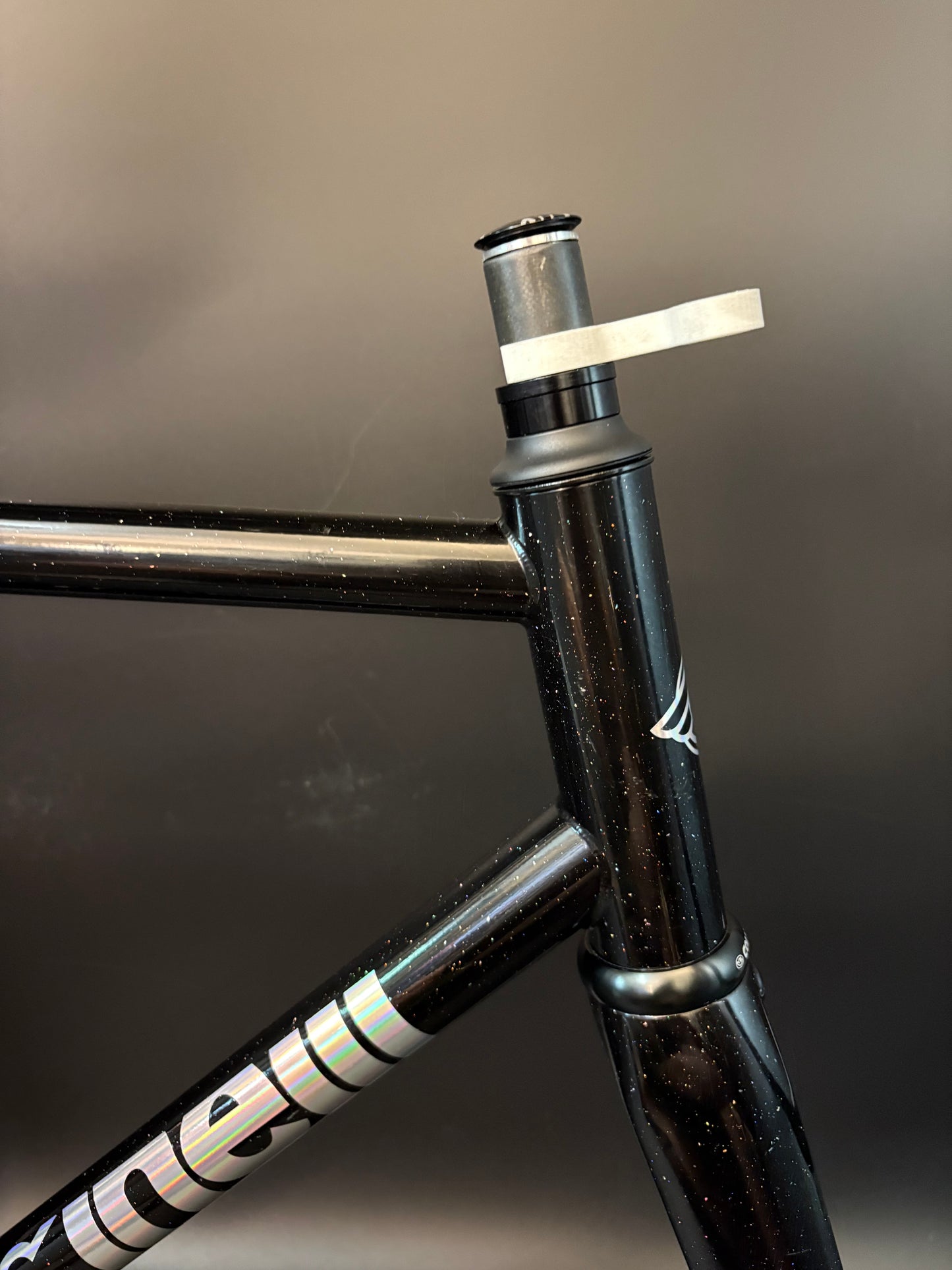 Cinelli Vigorelli Steel Frameset Black Sparkle L