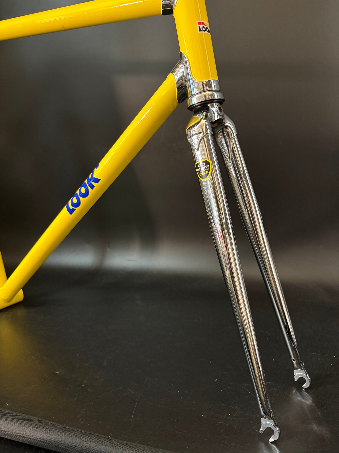Look AC 364 Frameset Yellow/Chrome Medium