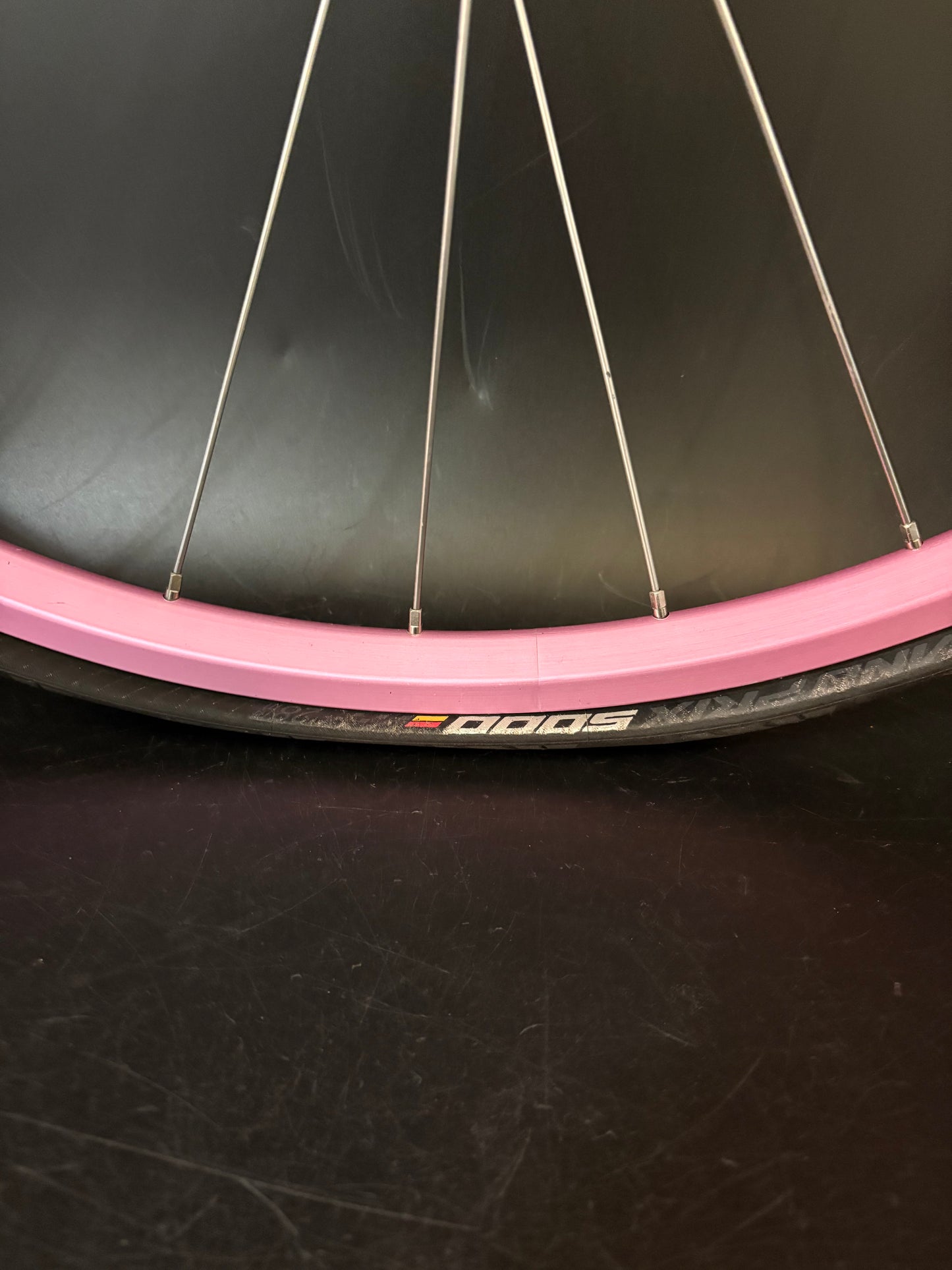 Velocity A23 Turquoise + Pink / Mash SF x Phil Wood Wheelset 28h