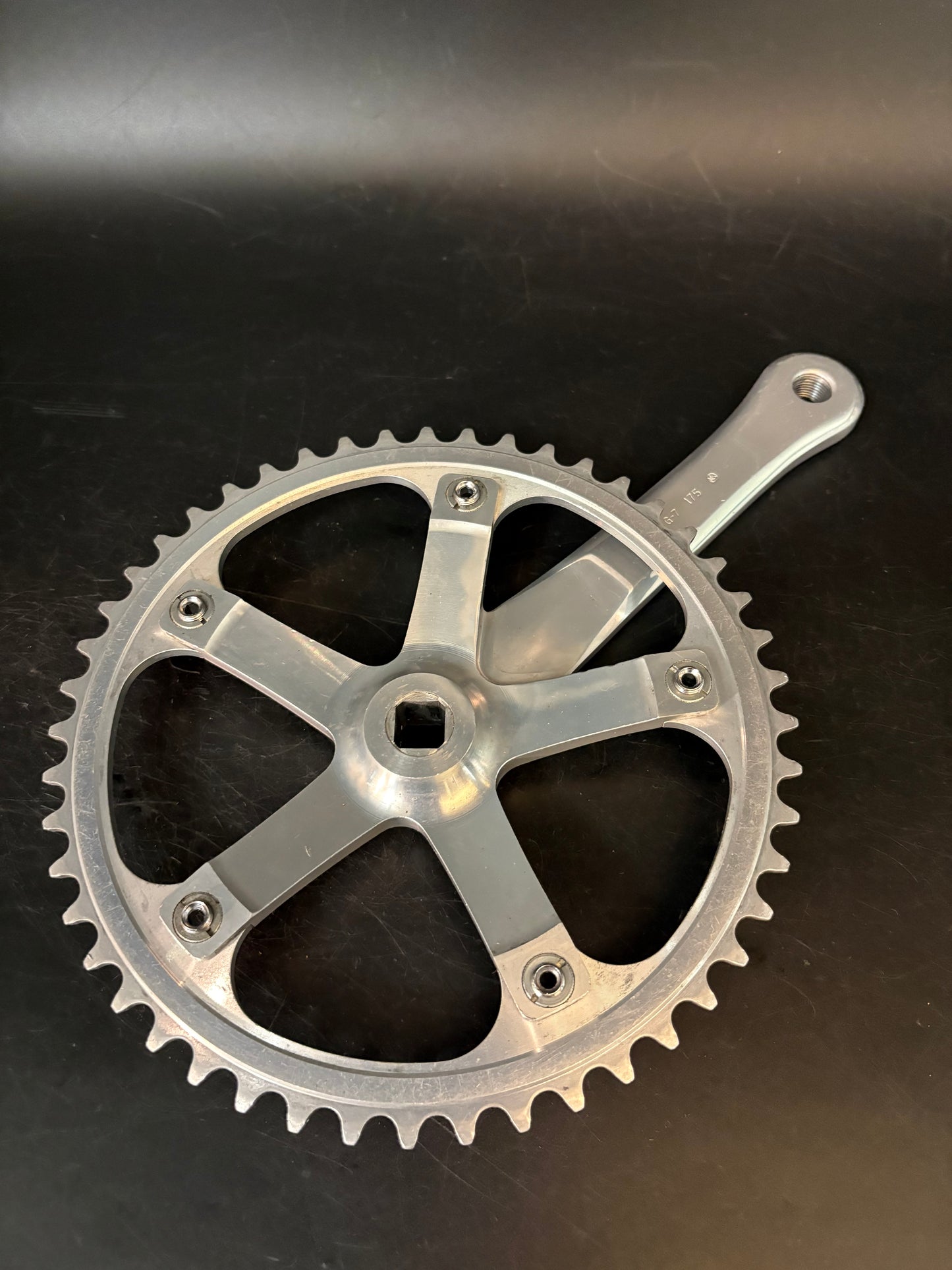 Sugino 75 Crankset Silver 175mm 48t
