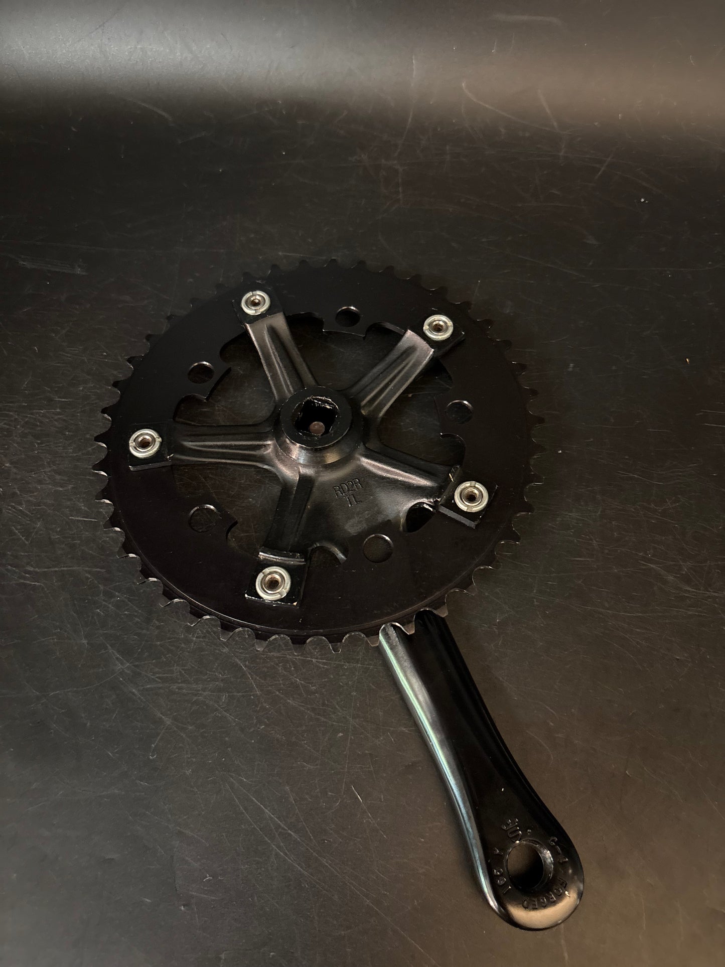 Sugino RD2 Crankset Black 165mm 42t 130bcd