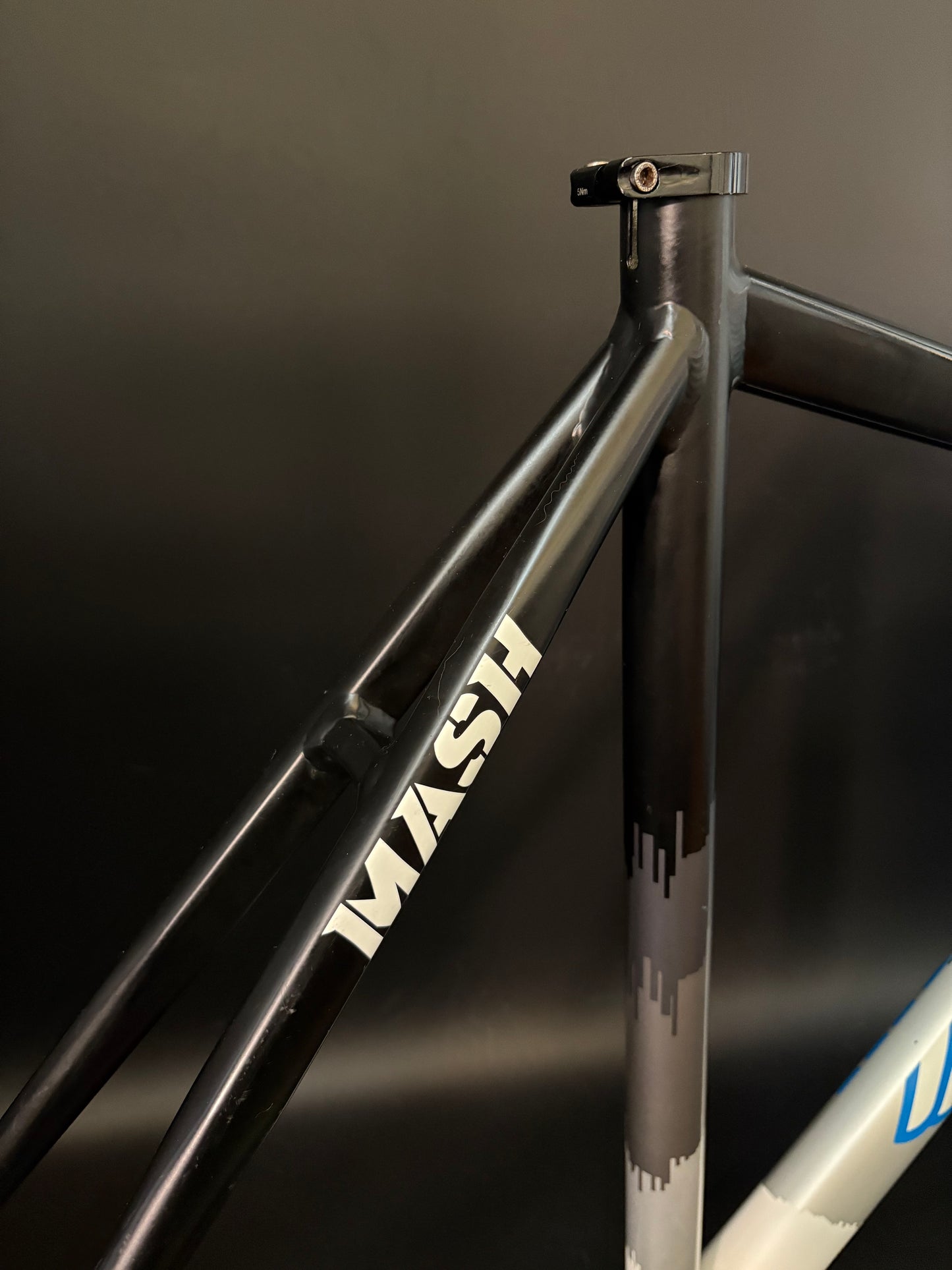 Cinelli Mash Histogram Frameset Black/Blue 53cm