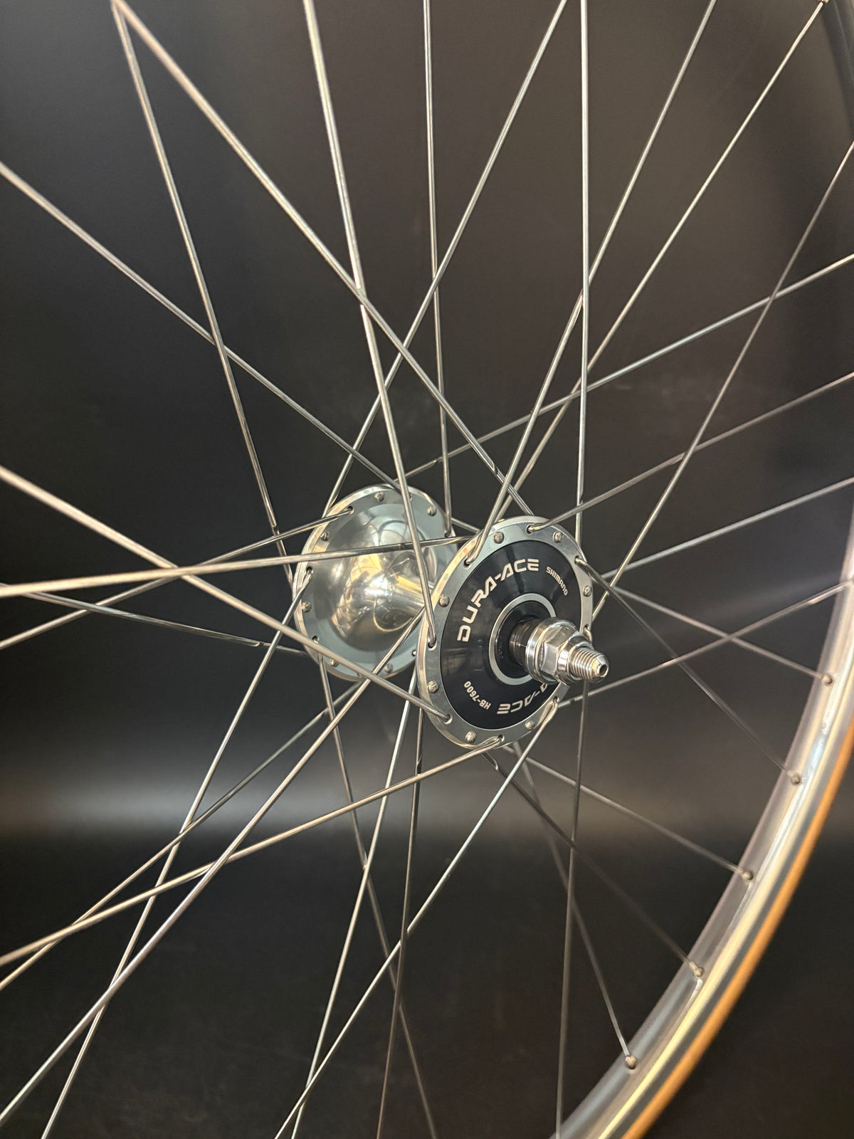 H Plus Son Tb14 / Dura Ace 7600 Wheelset Silver 32h