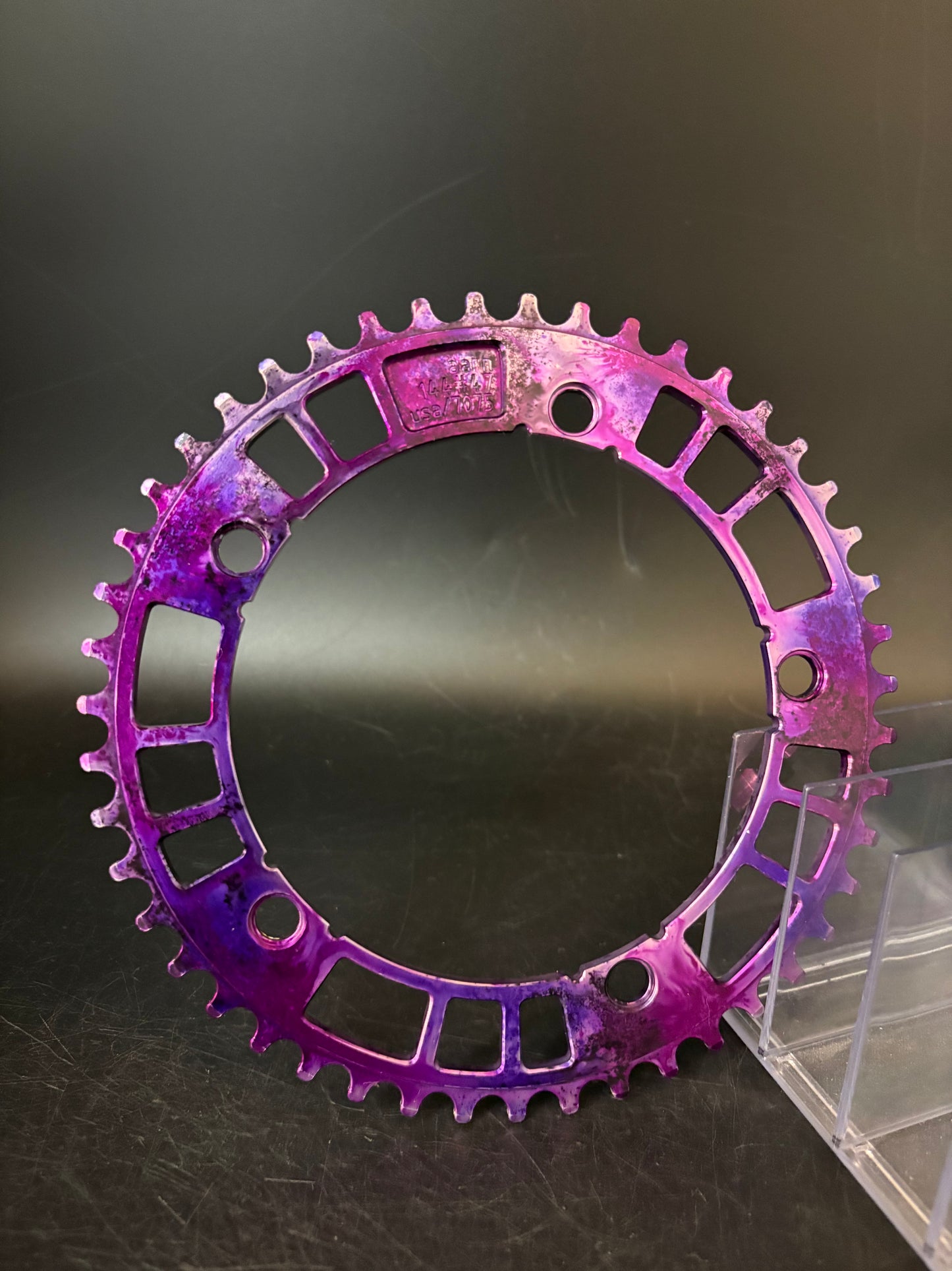 Aarn x Retrogression Purple Reign Chainring 47t