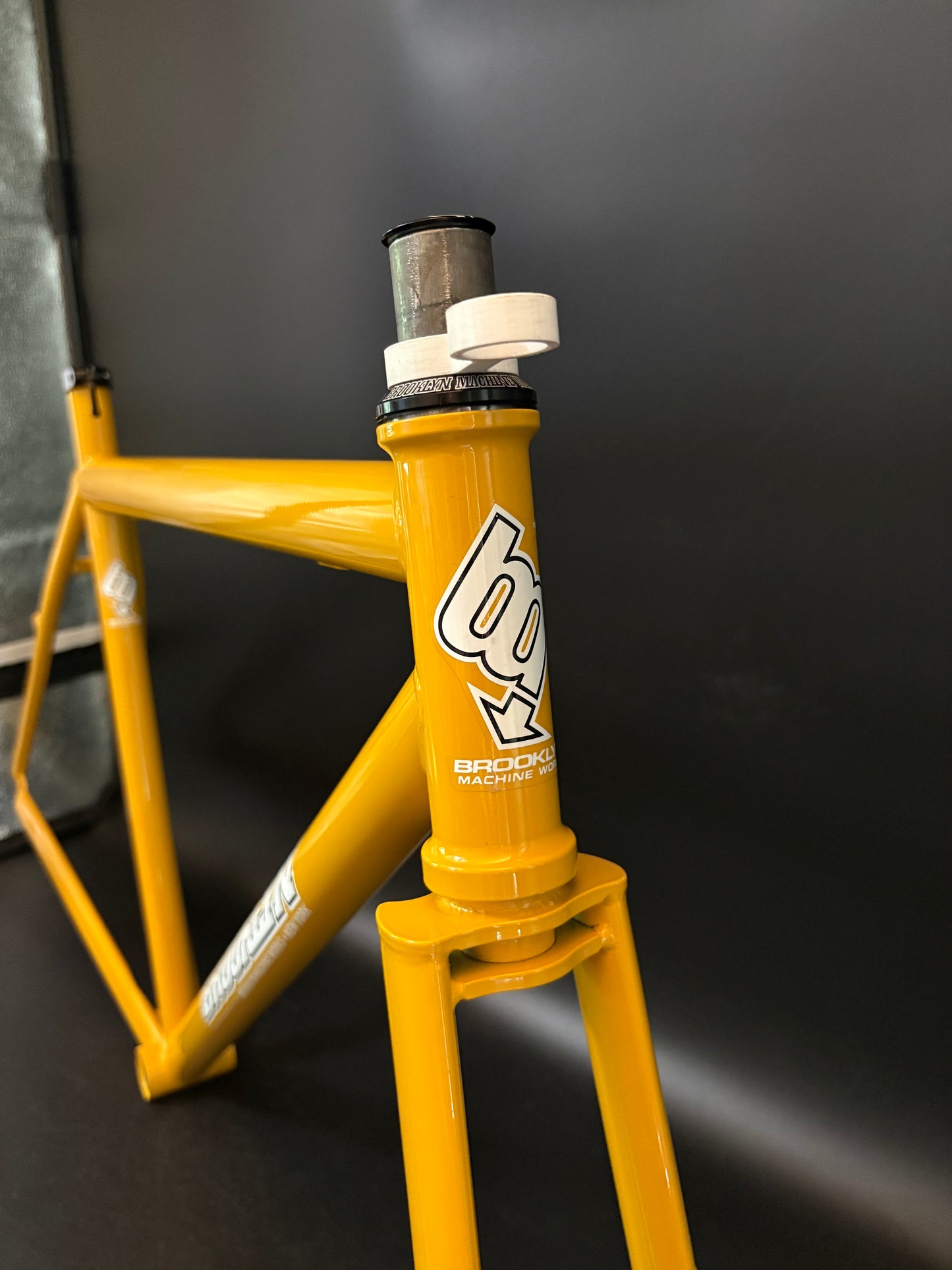 Brooklyn Machine Works Gangsta Track v4 Frameset Yellow Medium