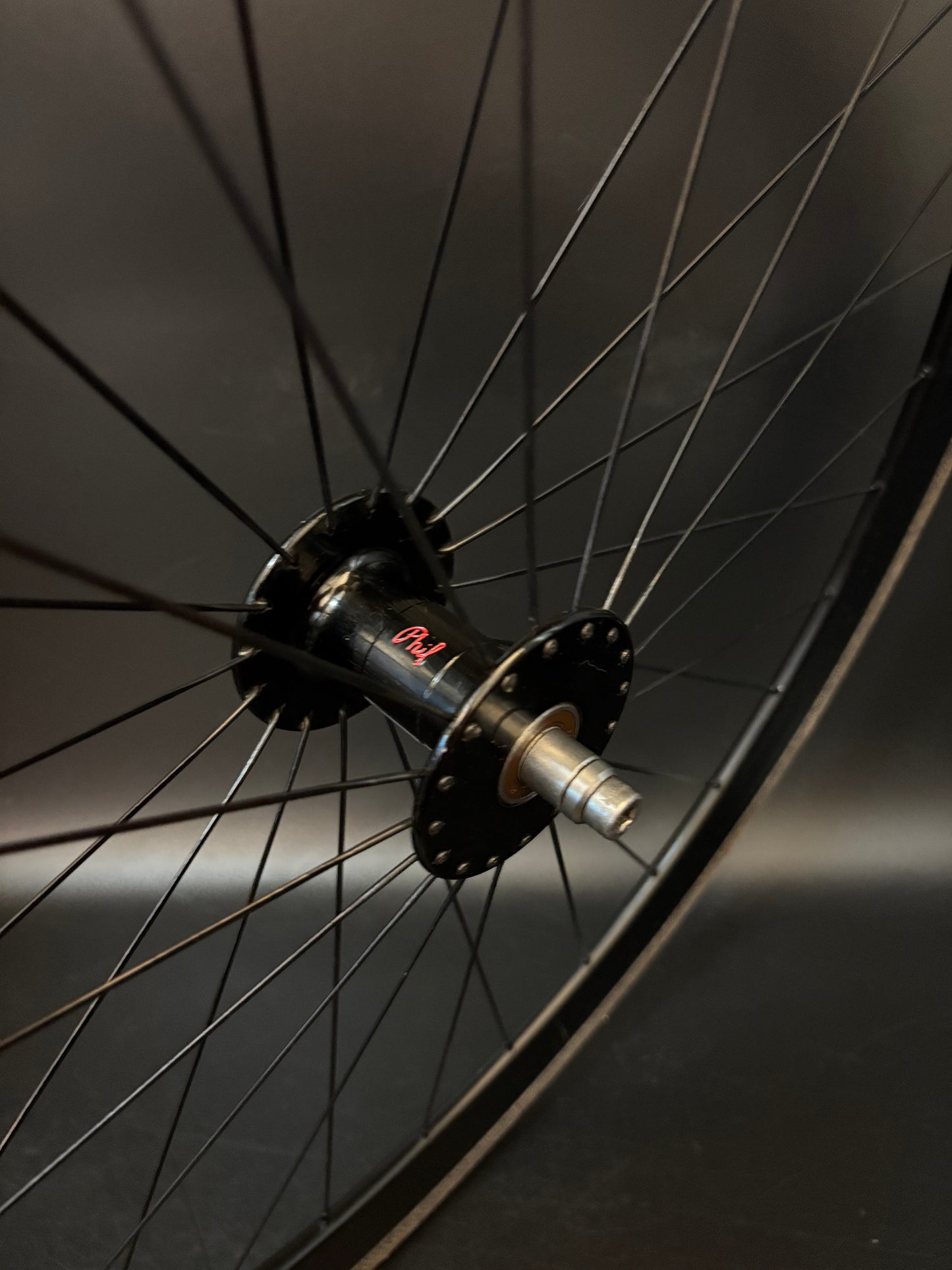 Velocity B43 Black / Phil Wood Wheelset 32h
