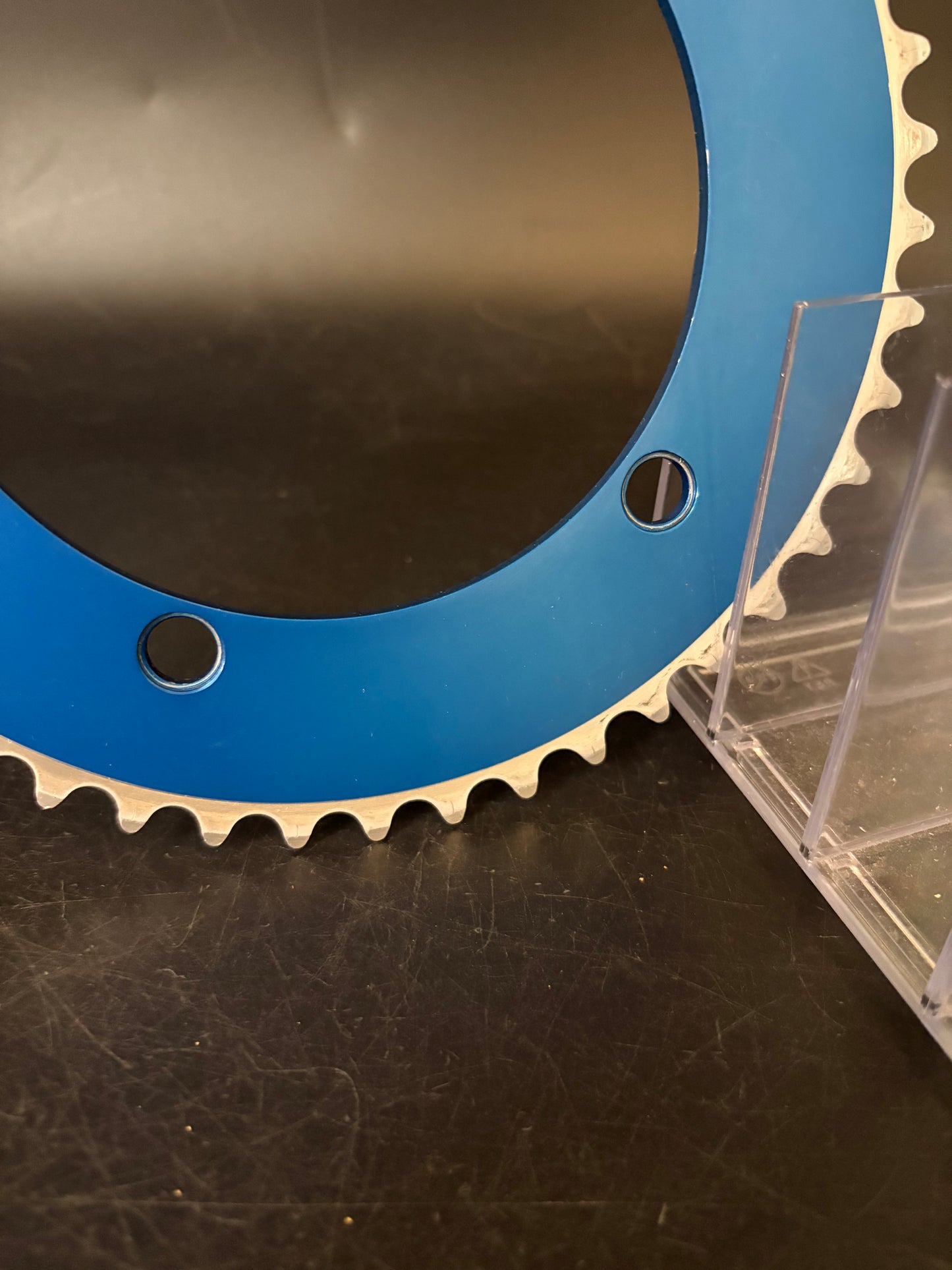 Sugino Messenger Chainring Blue 46t 130bcd