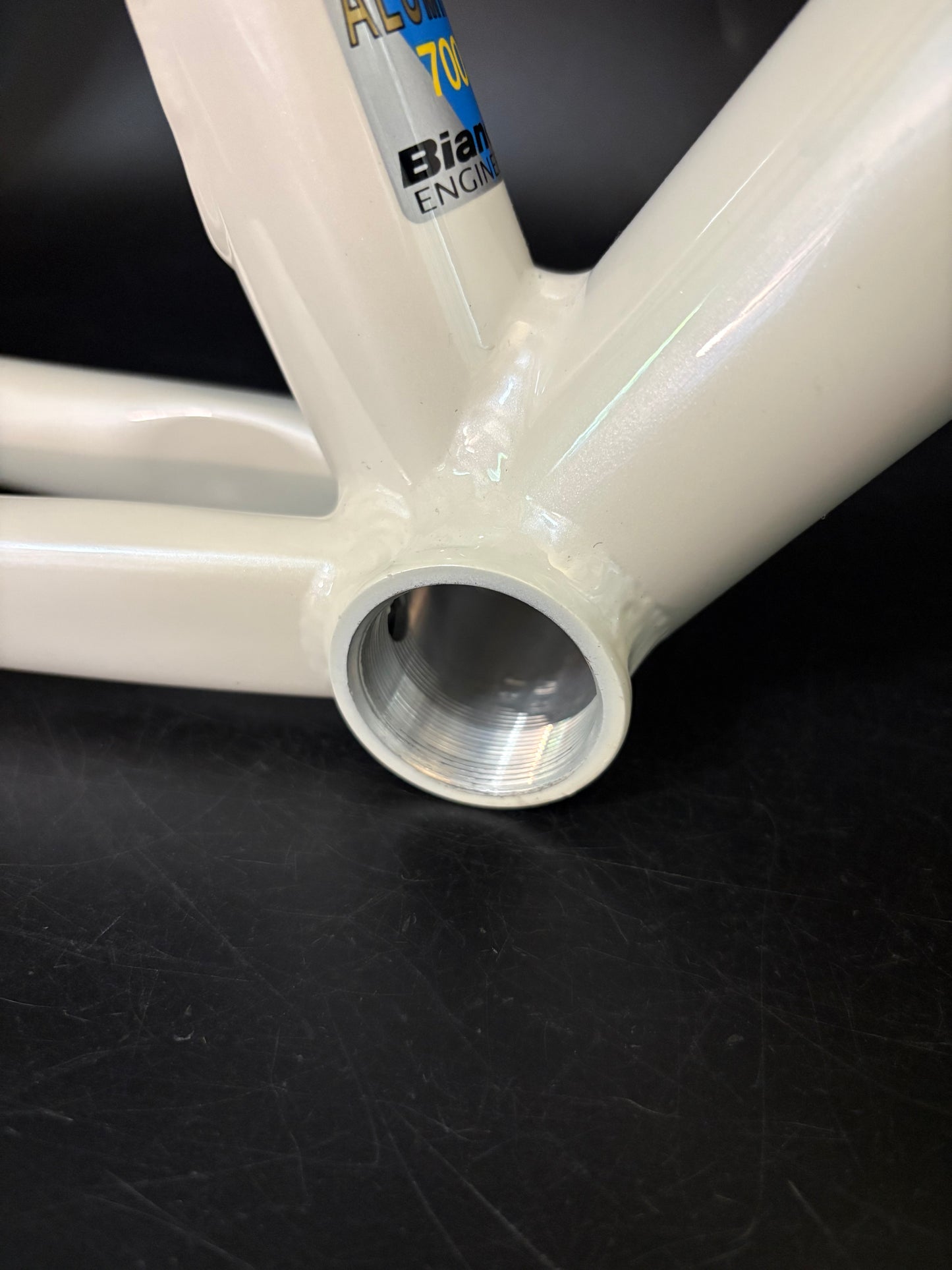 NOS Bianchi Pista Concept 2008 Frameset White 61cm