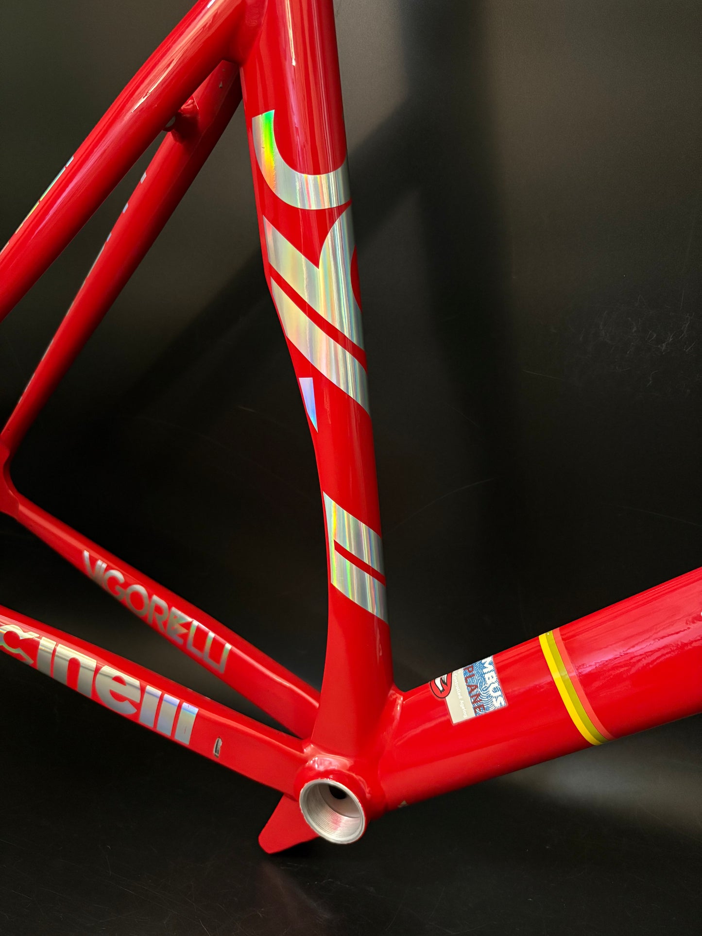 Cinelli Vigorelli Shark Frameset Red 56cm #2
