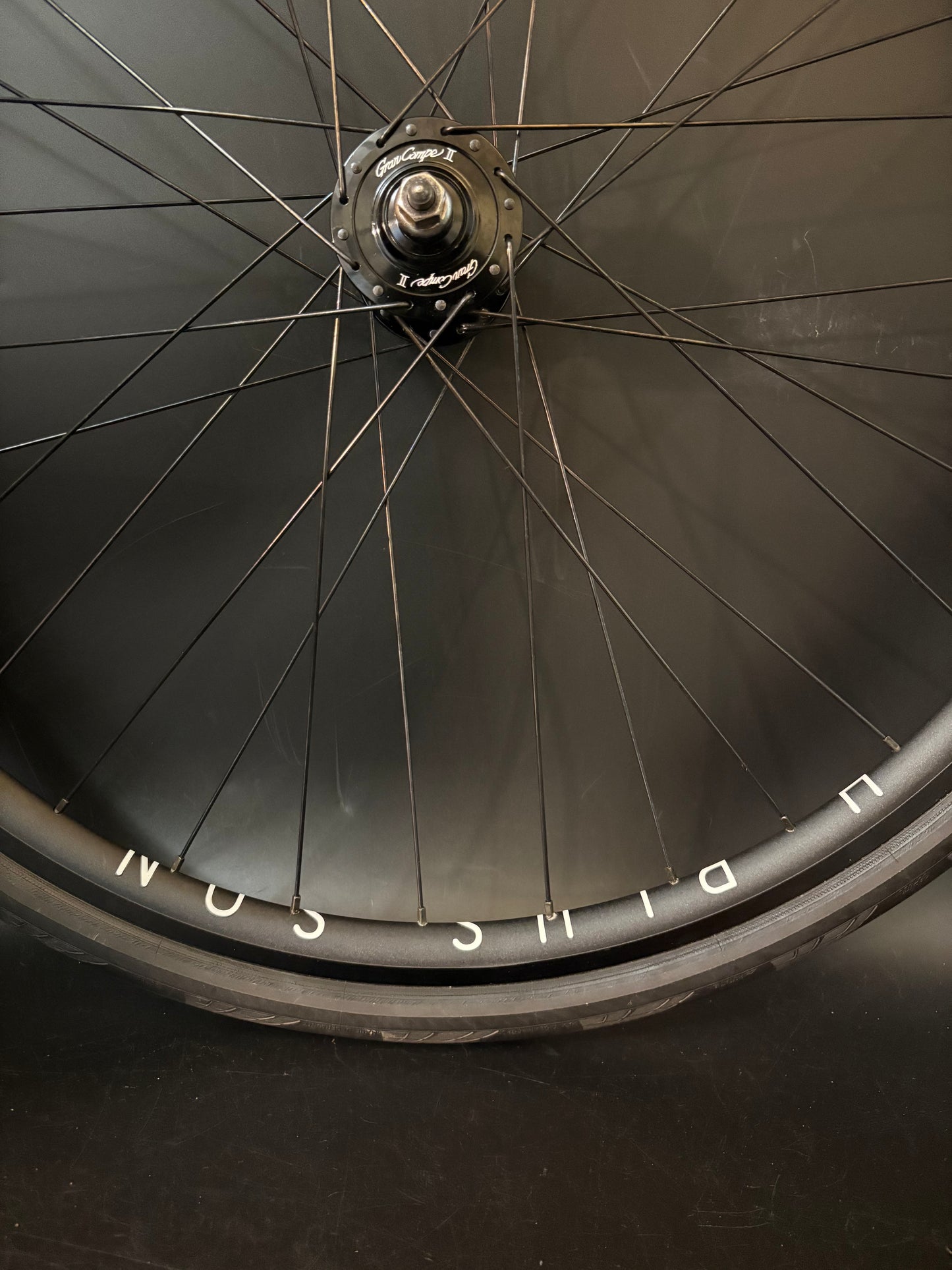 H Plus Son Archetype / Gran Compe HF Wheelset Black 32h Tubeless