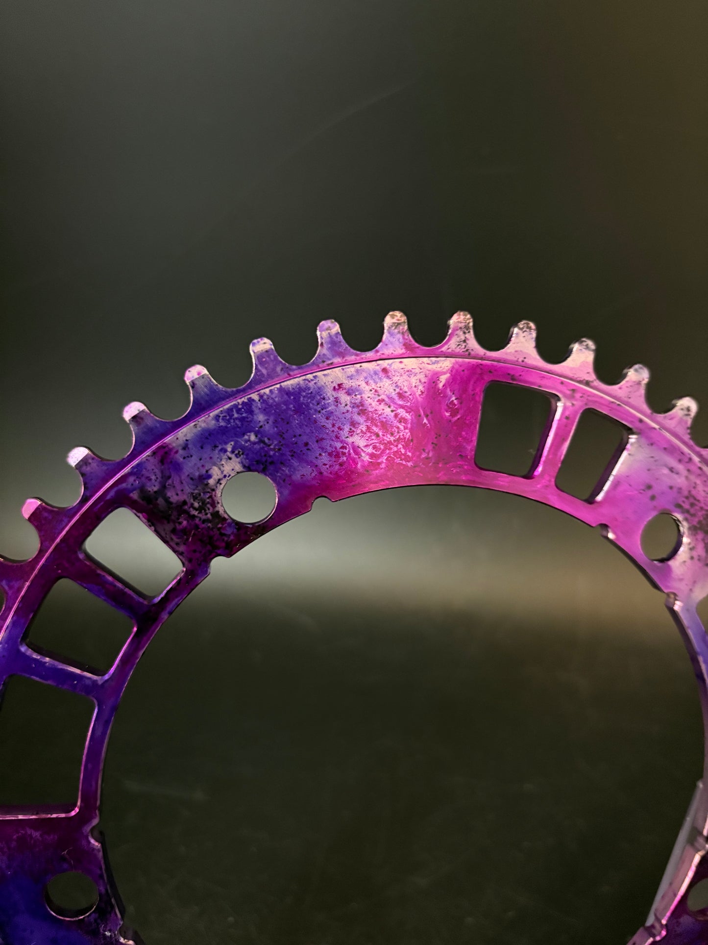 Aarn x Retrogression Purple Reign Chainring 47t