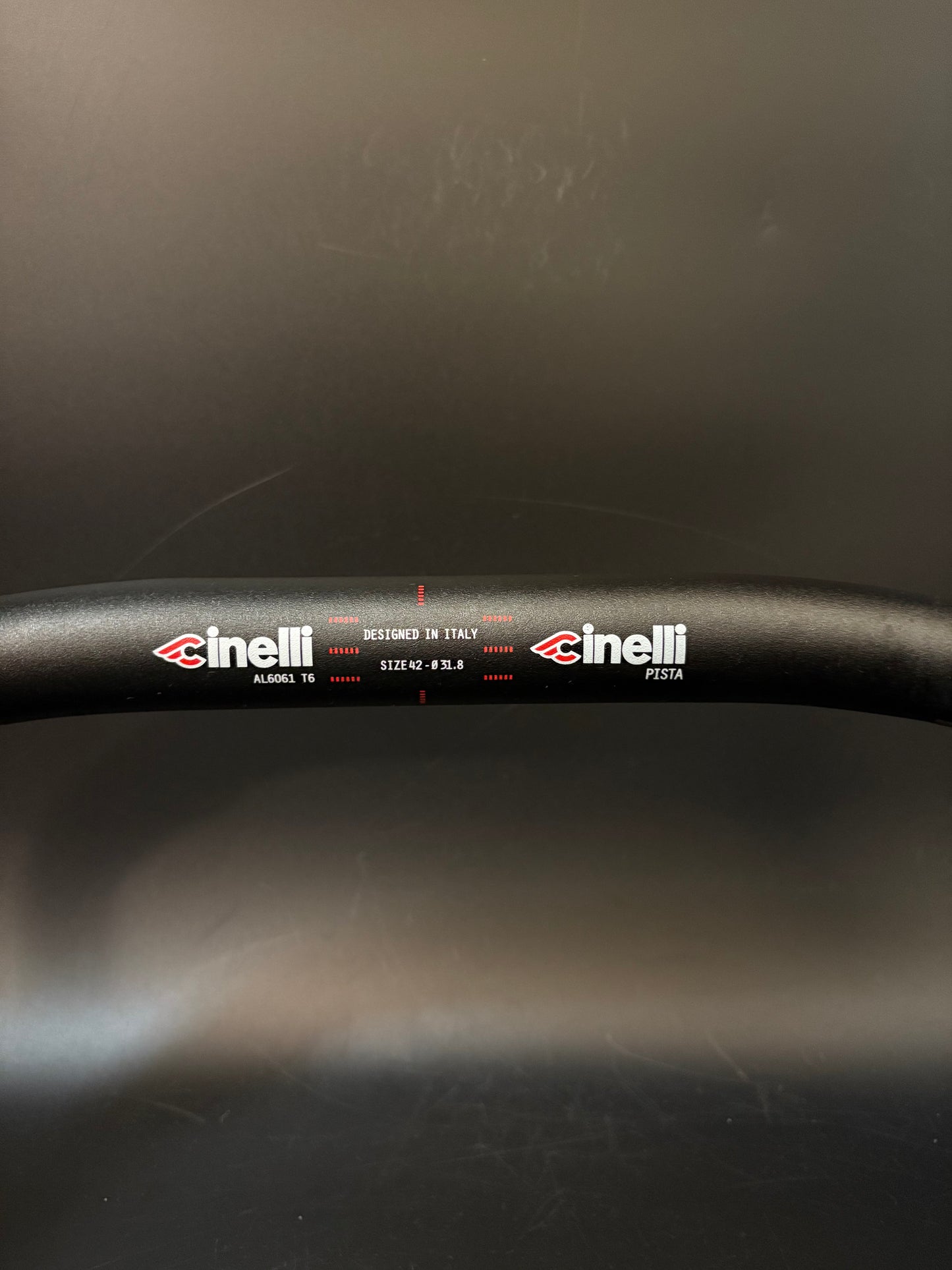 Cinelli Pista Drop Handlebar Black 42cm 31.8