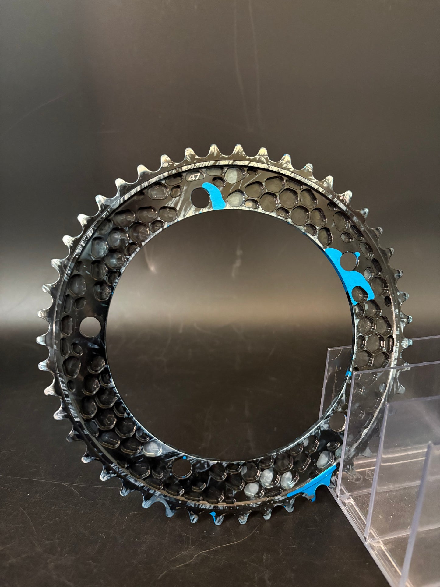 Raketa x Squid Bikes Supersport Chainring Blue/Silver/Black 47t