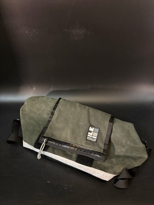 Mash SF x ILE Rack Bag Forest Green Waxed Canvas