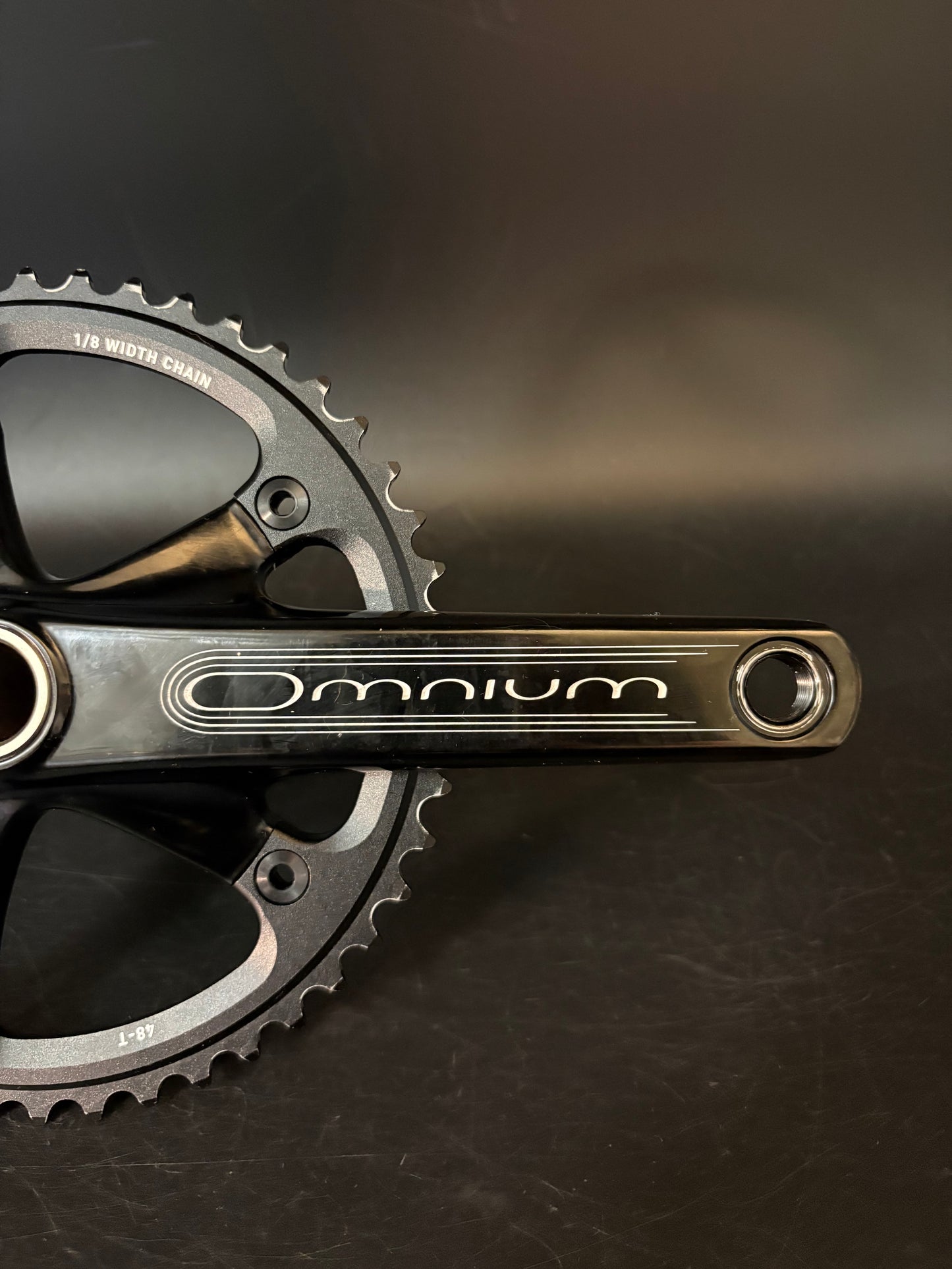 Sram Omnium Crankset Black 165mm 48t