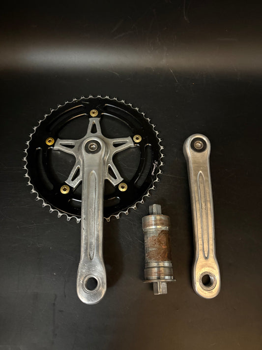 FSA F. Gimondi Crankset Silver 170mm 48t 130bcd