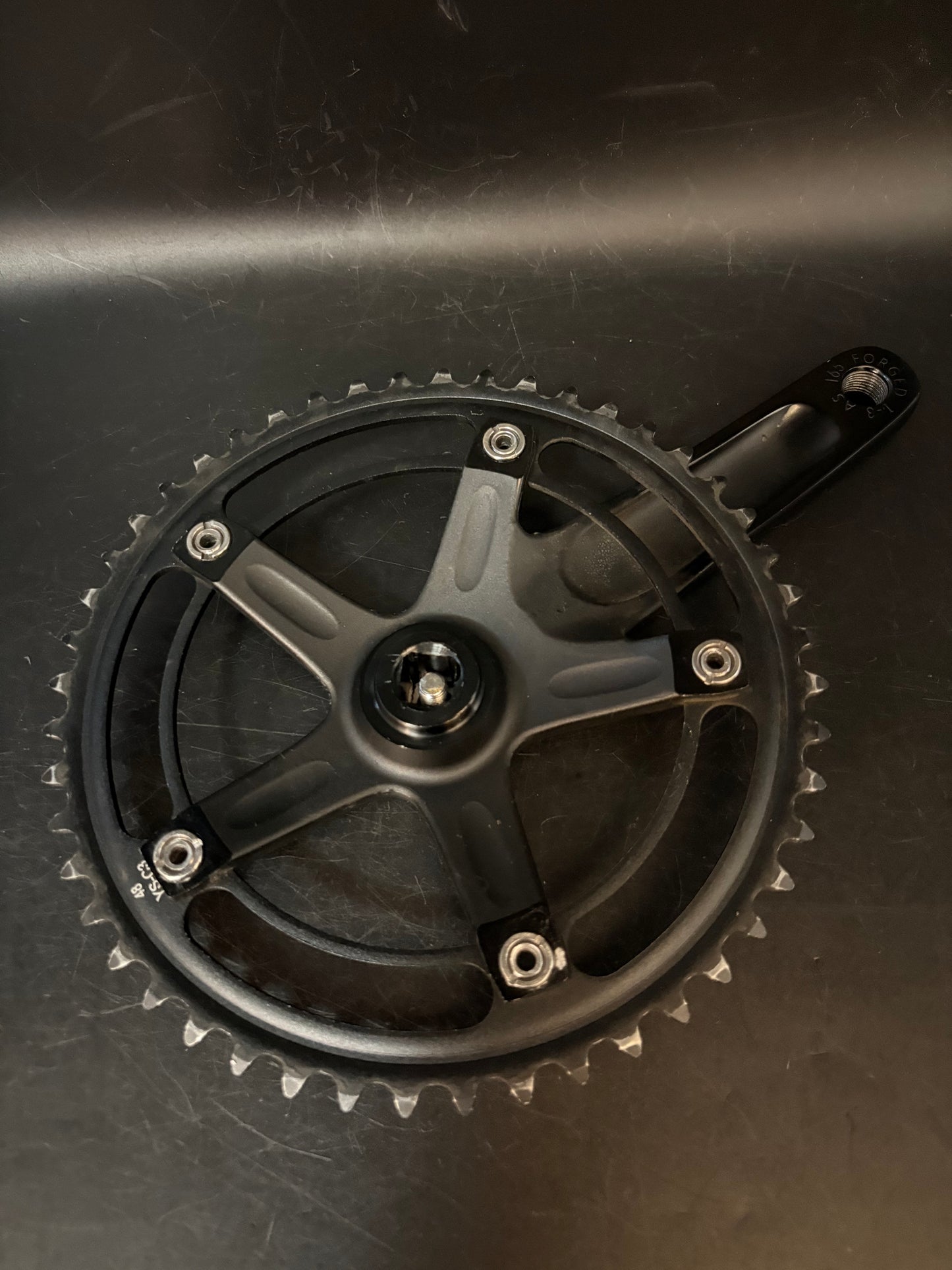 Aventon Push Crankset Black 165mm 48t