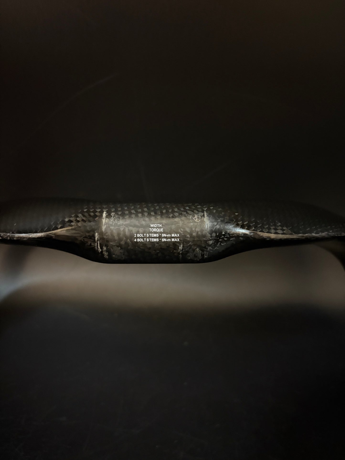 Unbranded Track Drop Handlebar Carbon 37cm 31.8