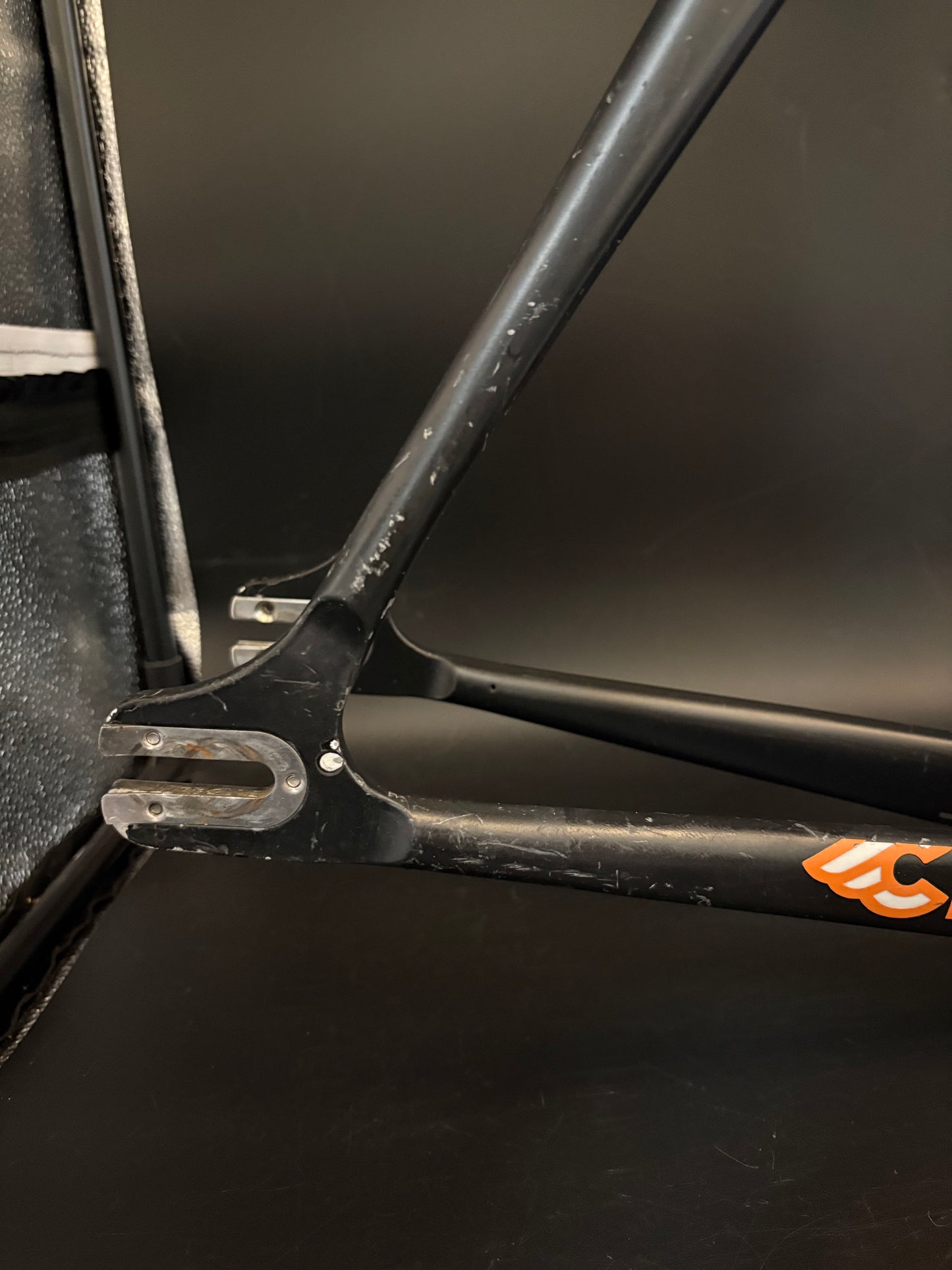 Cinelli Mash Histogram Frameset Black/Orange 53cm Medium