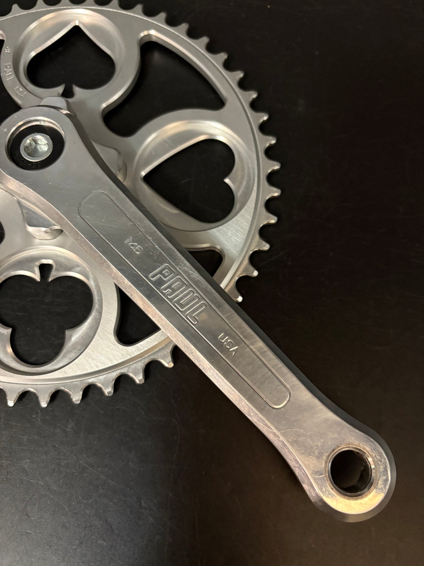 Paul Royal Flush Crankset Silver 165mm 48t