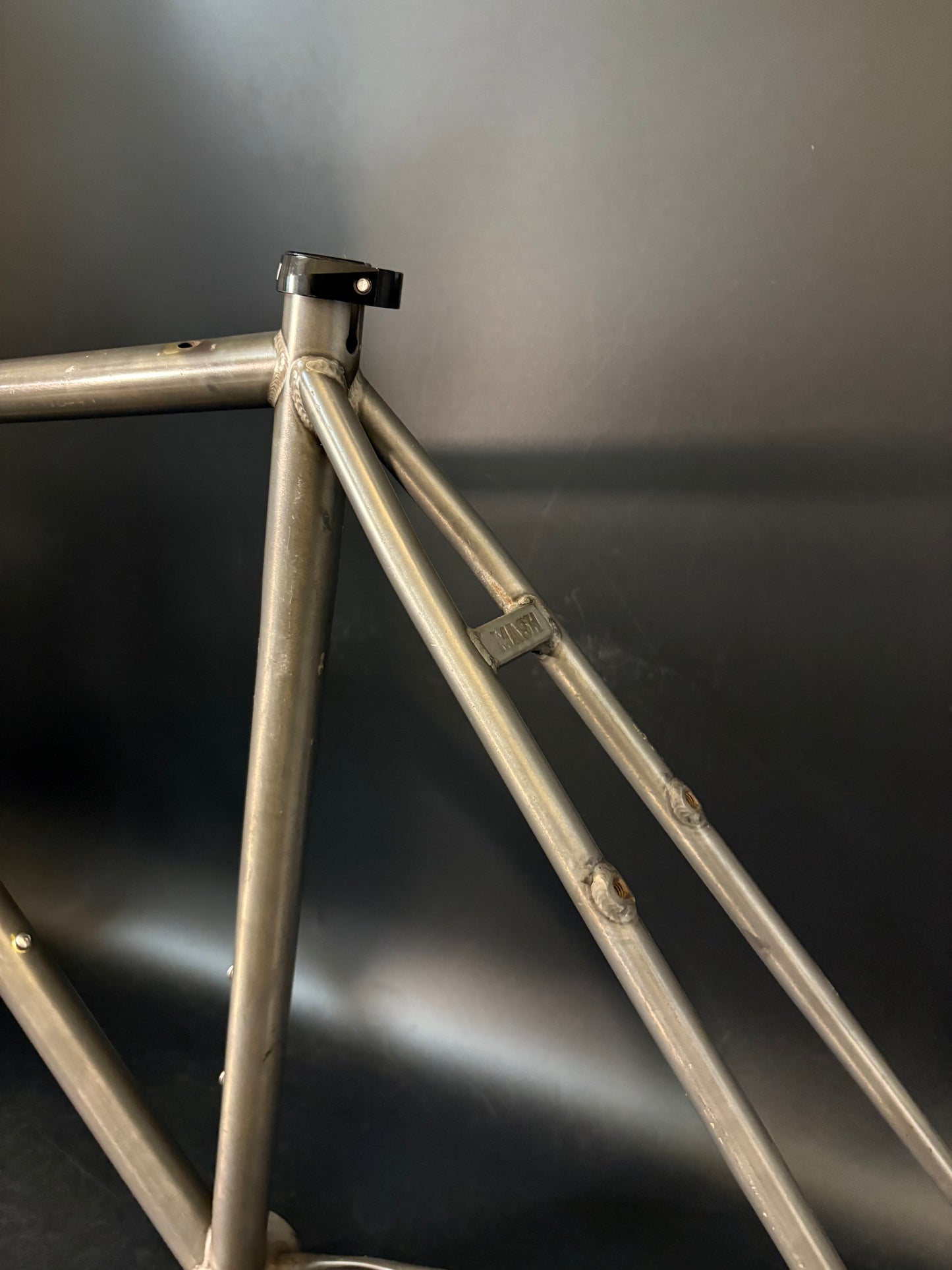 Mash Steel Frameset Raw 50cm XS w/ Rack