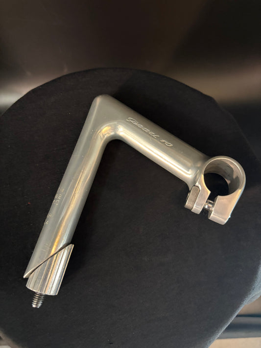 Nitto Pearl 10 1” Threaded Quill Stem Silver 100mm 25.4