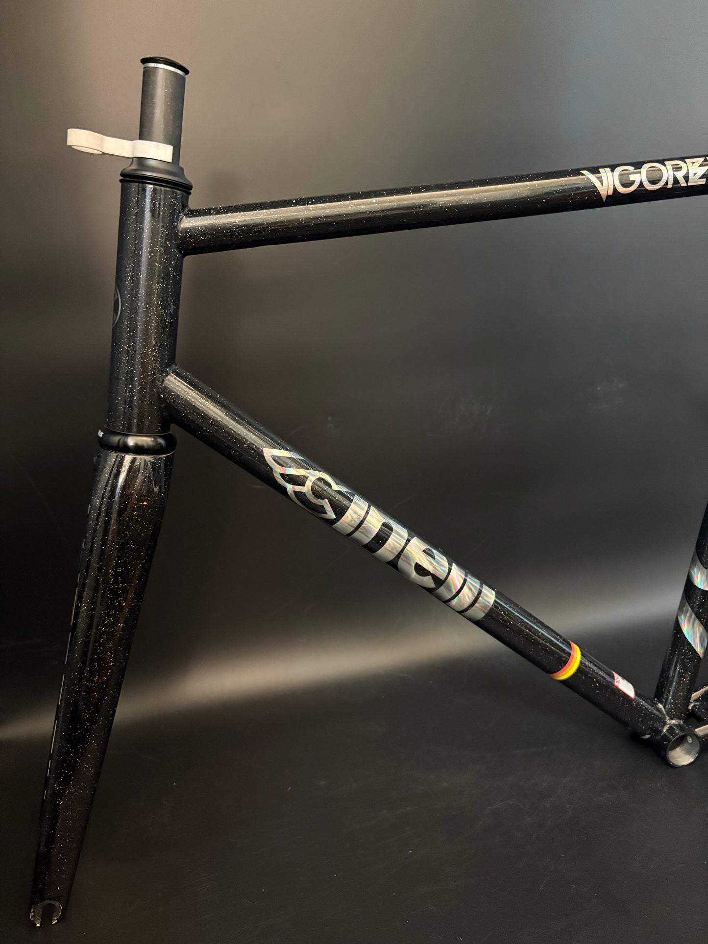 Cinelli Vigorelli Steel Frameset Black Sparkle XL