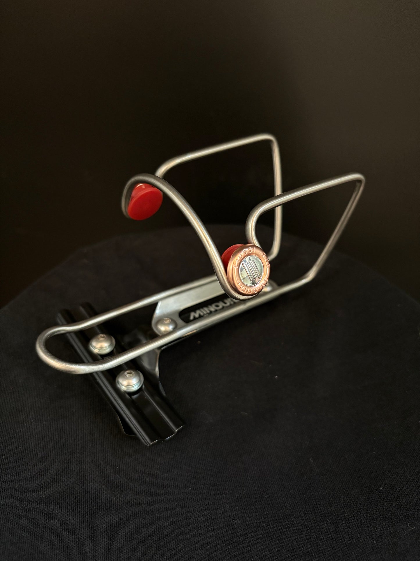 Minoura Water Bottle Cage Mount + Ciussi Cage