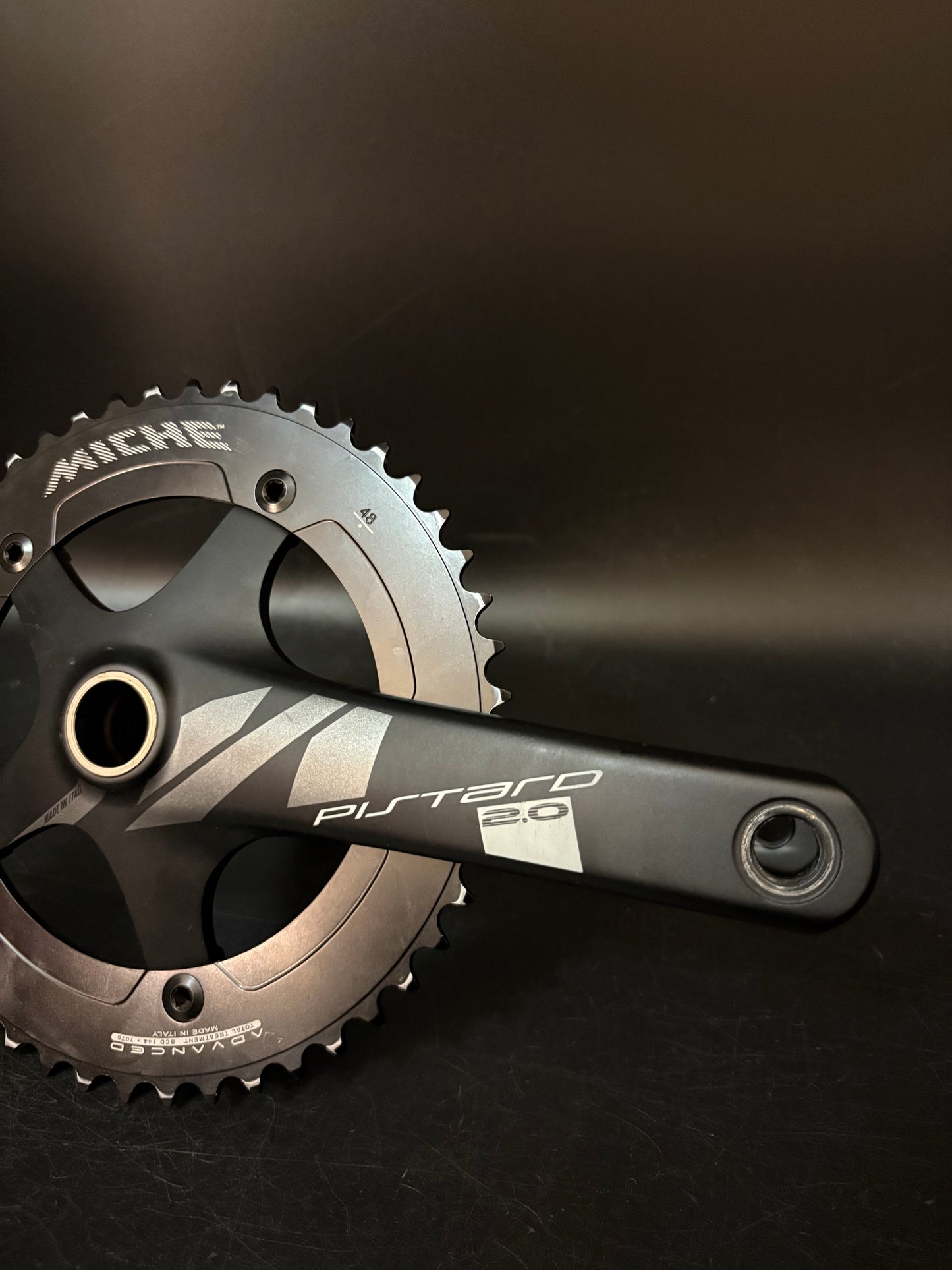 Miche Pistard 2.0 Crankset Black 165mm 48t