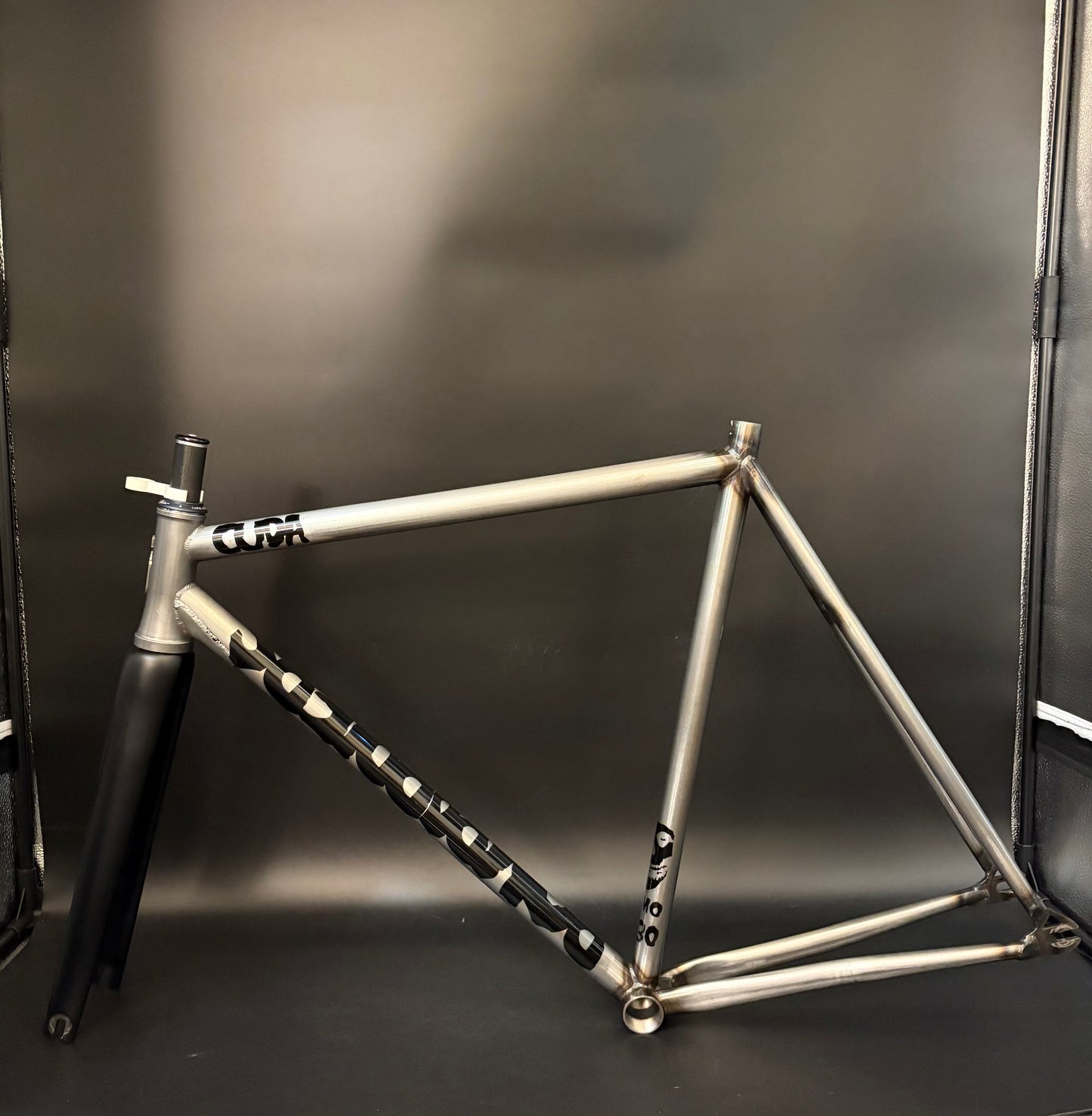 Bombardiers Cuda Frameset Raw Steel 54cm