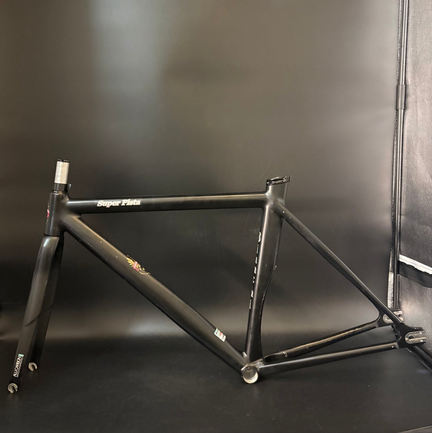 Bianchi Super Pista Frameset Black 49cm