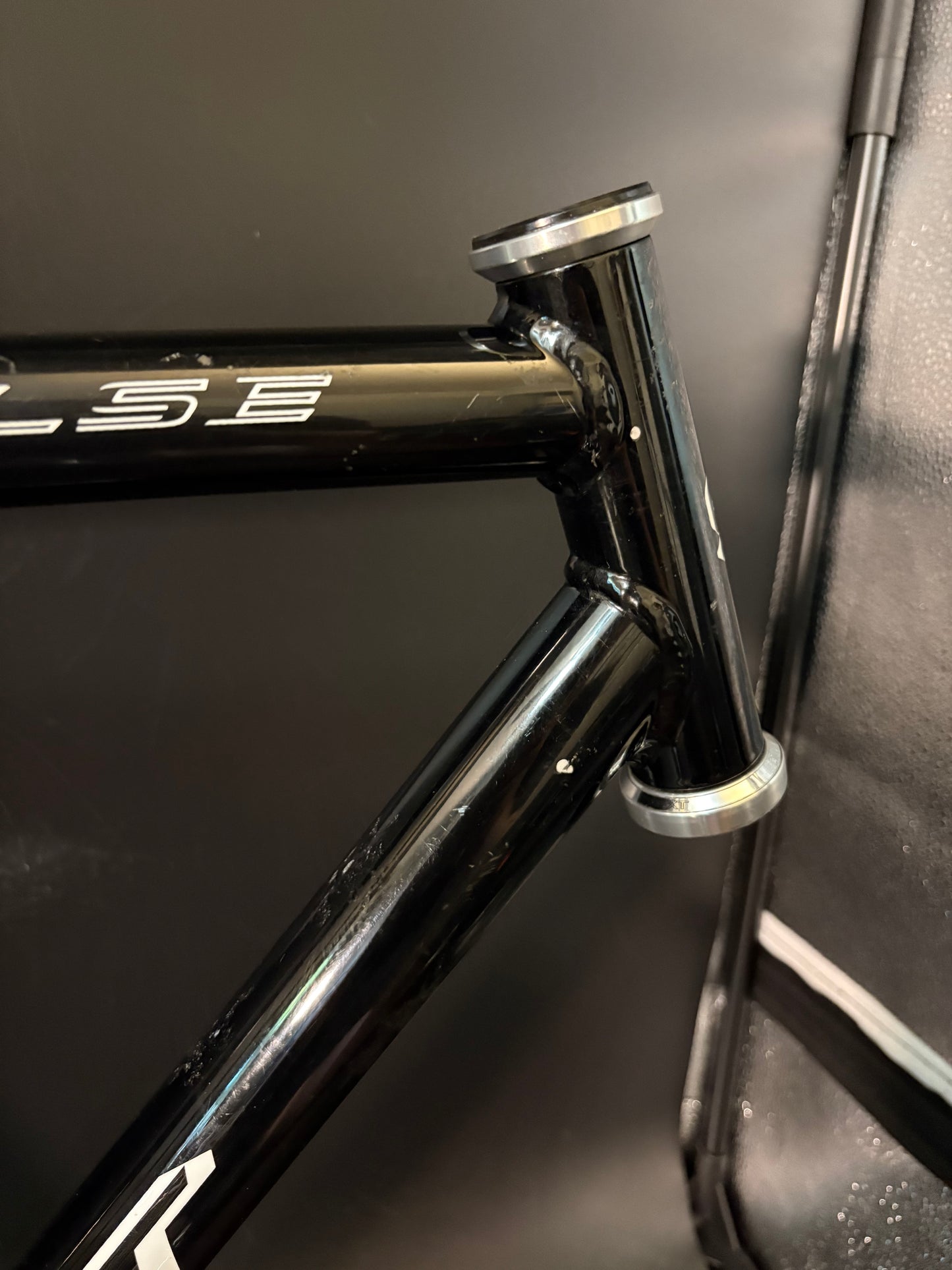 GT Pulse Kinesis Frameset Black 59cm ST c-t 56cm TT c-c