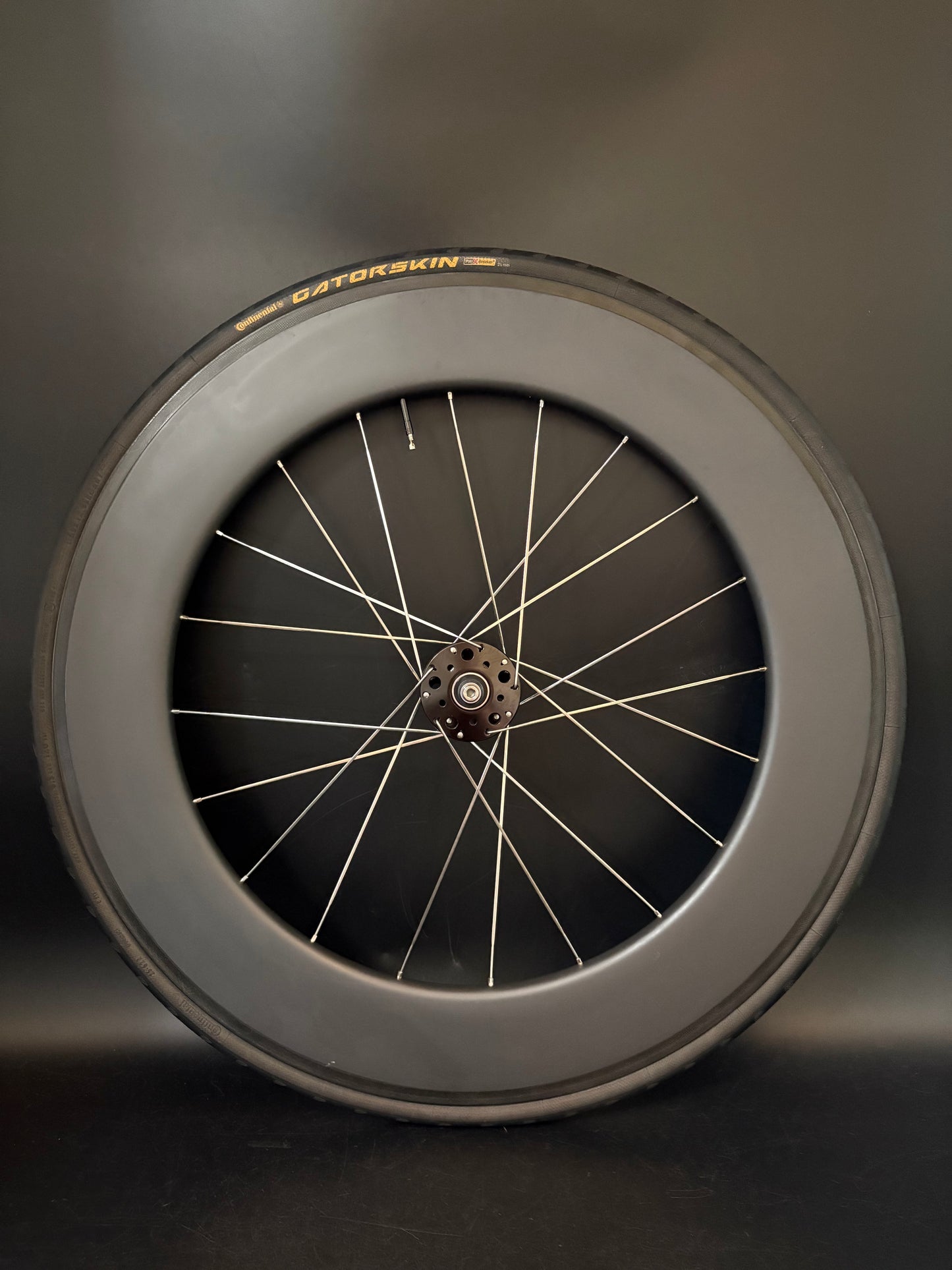 Unbranded Carbon 88mm / Phil Wood Pro Wheelset Black 20h