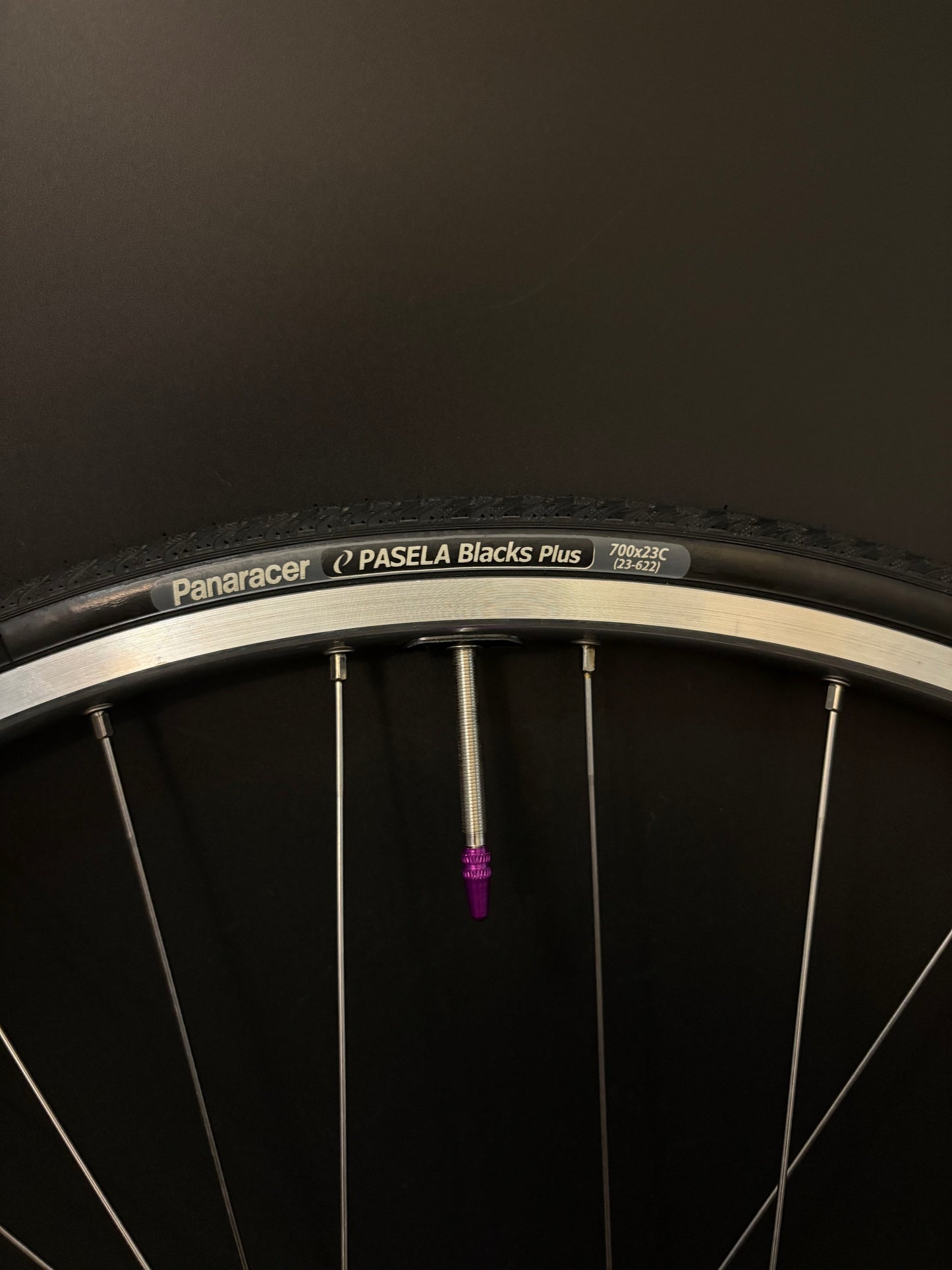 H Plus Son TB14 / Paul Components HF Wheelset Purple 32h