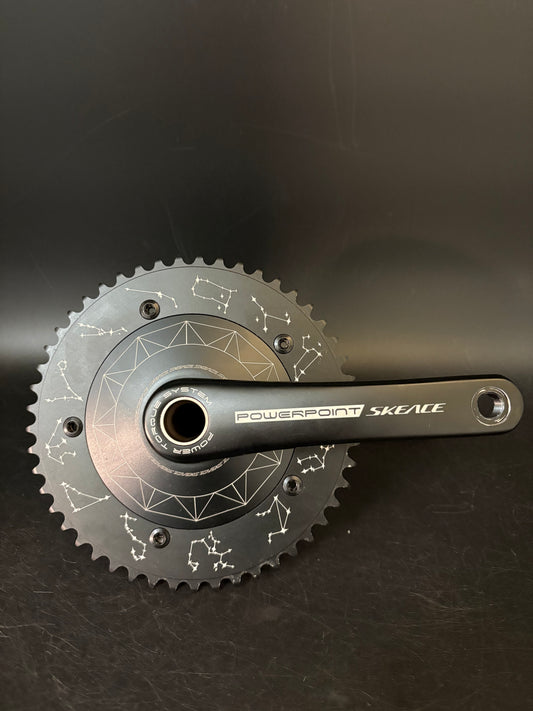 Skeace Powerpoint Crankset Black 165mm 49t