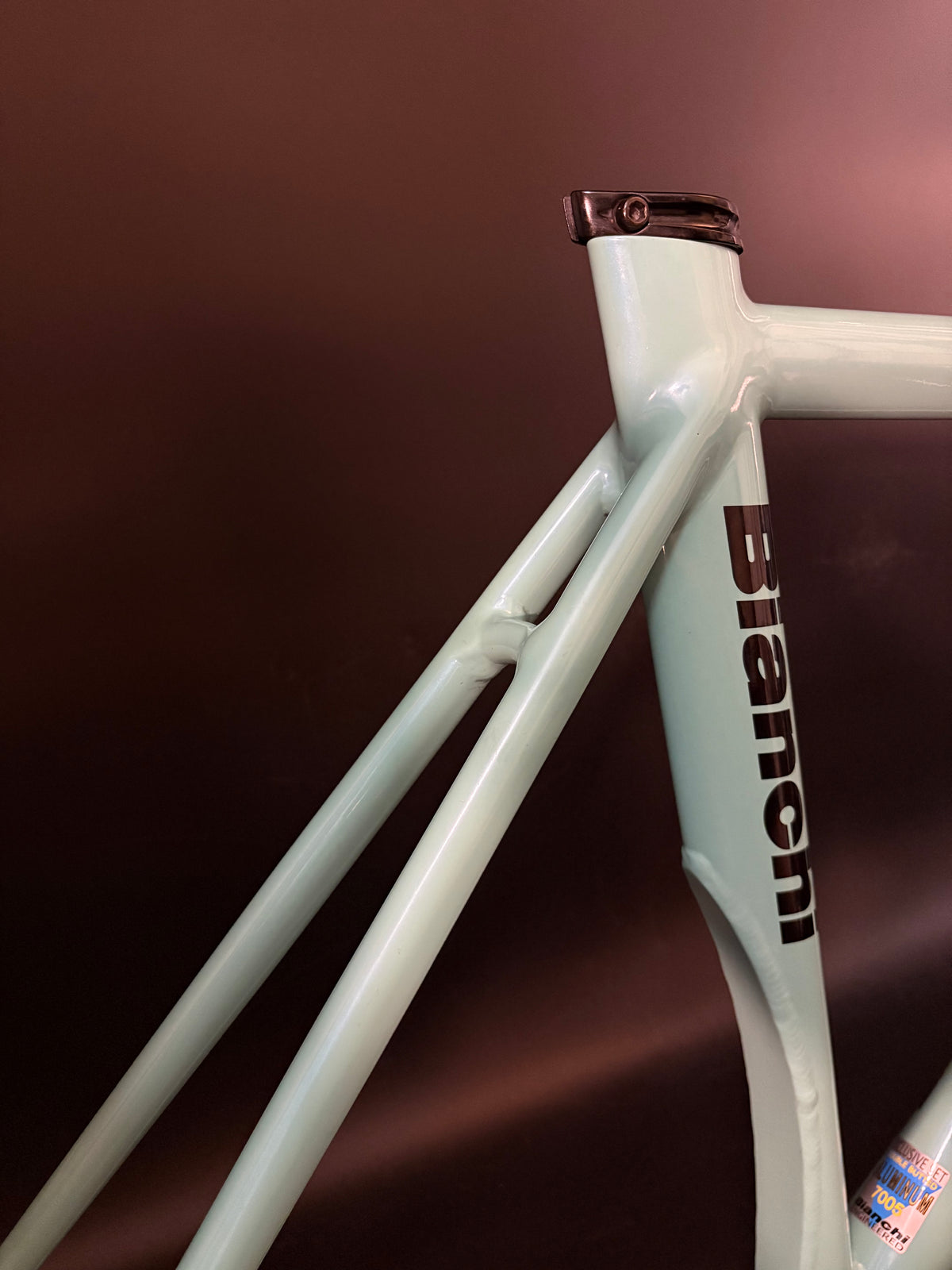 Bianchi Super Pista Frameset Celeste 51cm