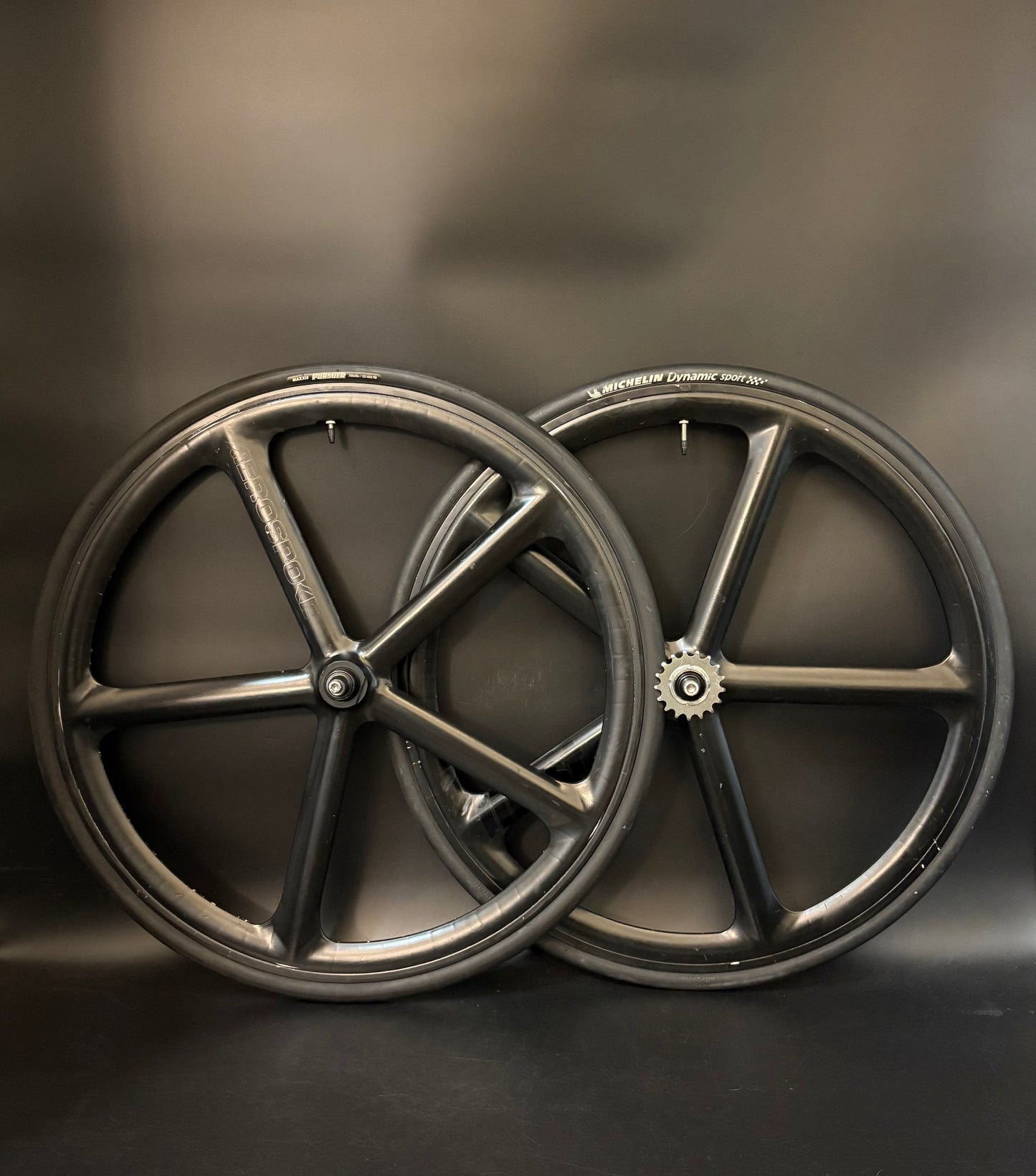 Aerospoke Wheelset Black w/ 17t Cog