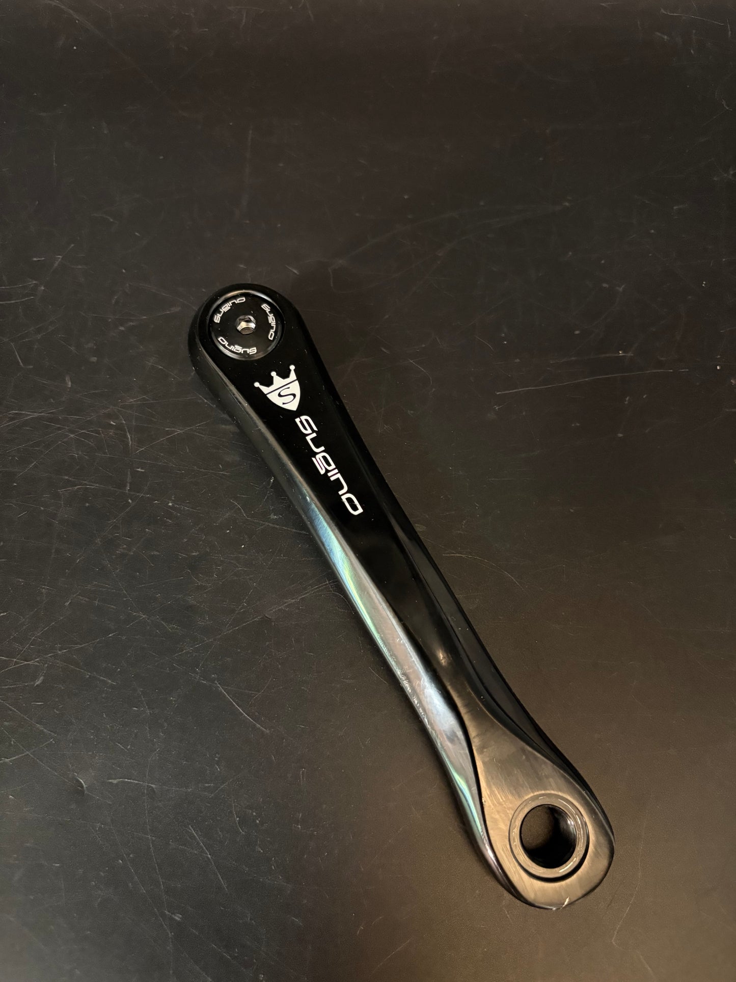 Sugino RD4 Mighty Comp Crankset Black 165mm 48t 130bcd