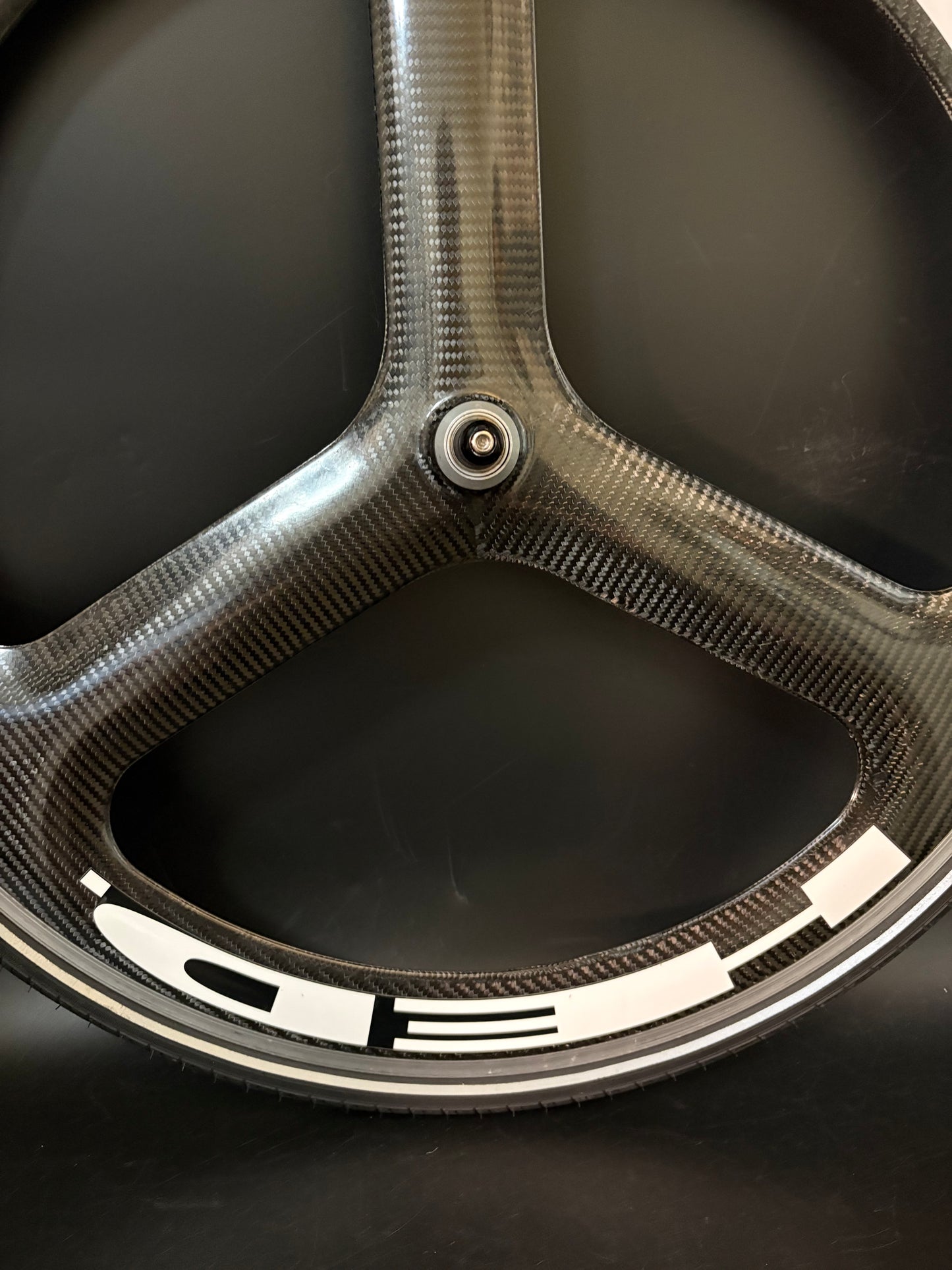 HED 3 Tri Spoke Carbon Clincher Front Wheel