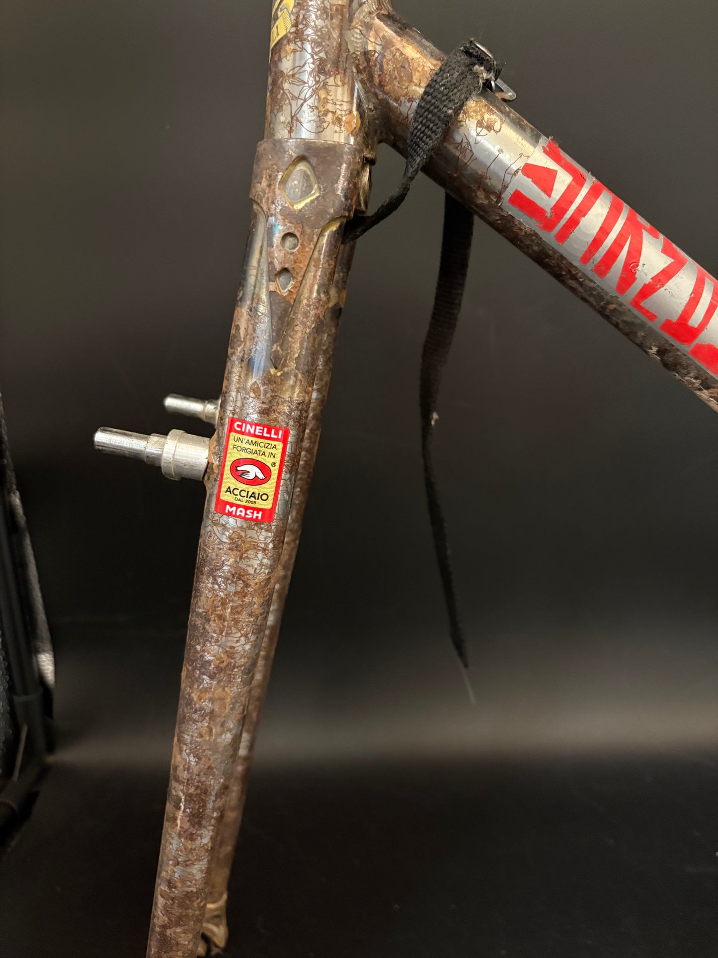 Chas’ Cinelli Mash Work Frameset Raw Prototype #2 55cm