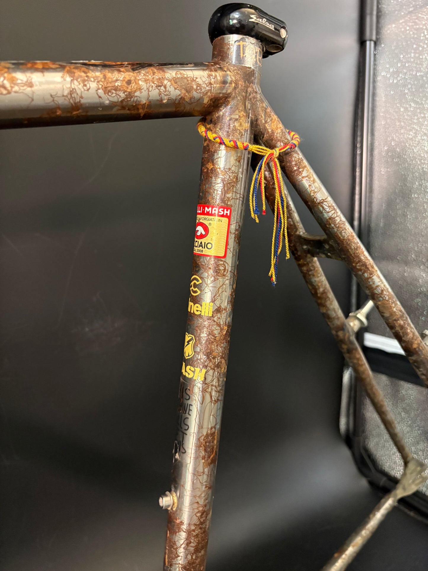 Chas’ Cinelli Mash Work Frameset Raw Prototype #2 55cm