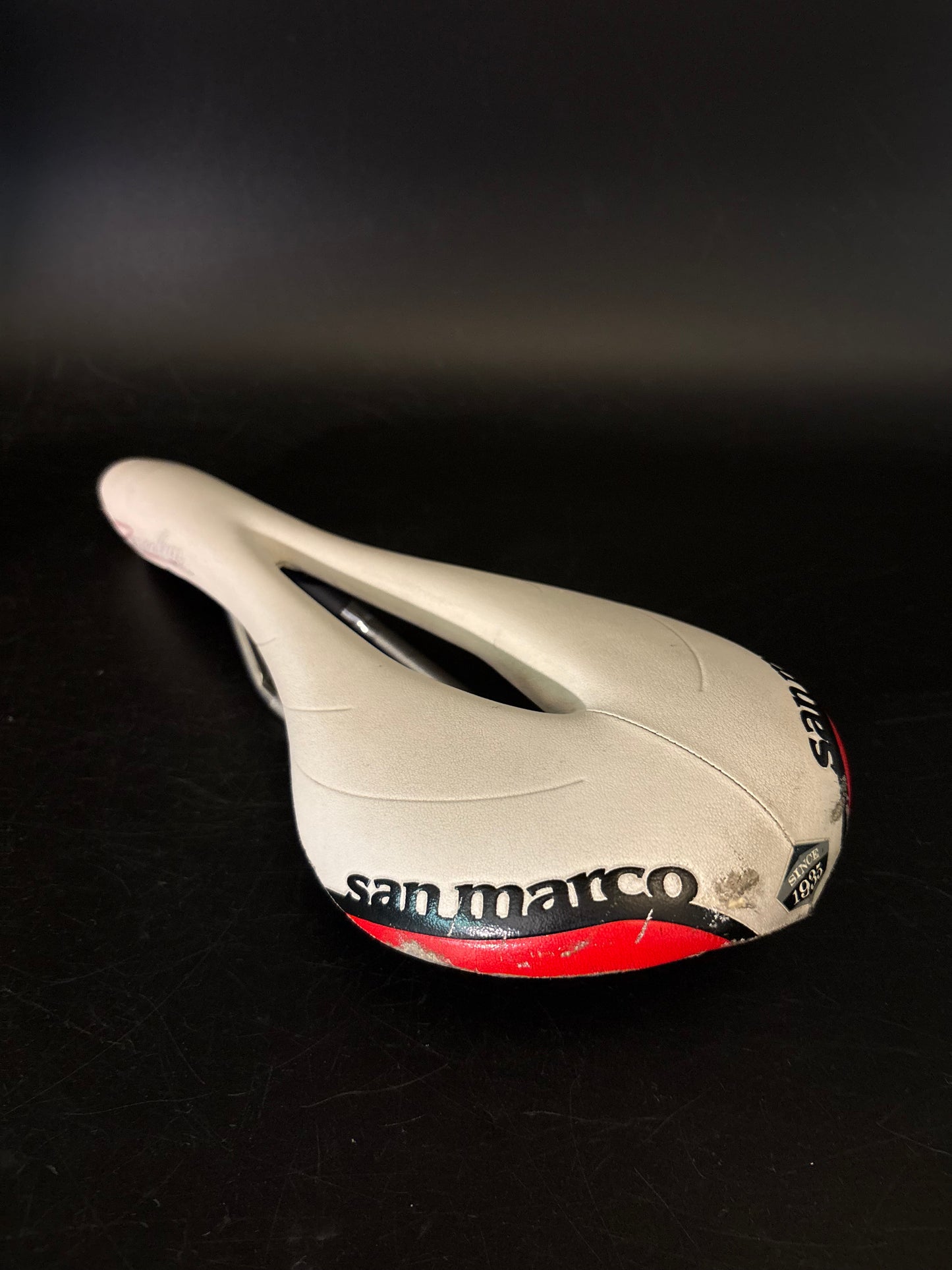 San Marco Zoncolan Saddle White/Red